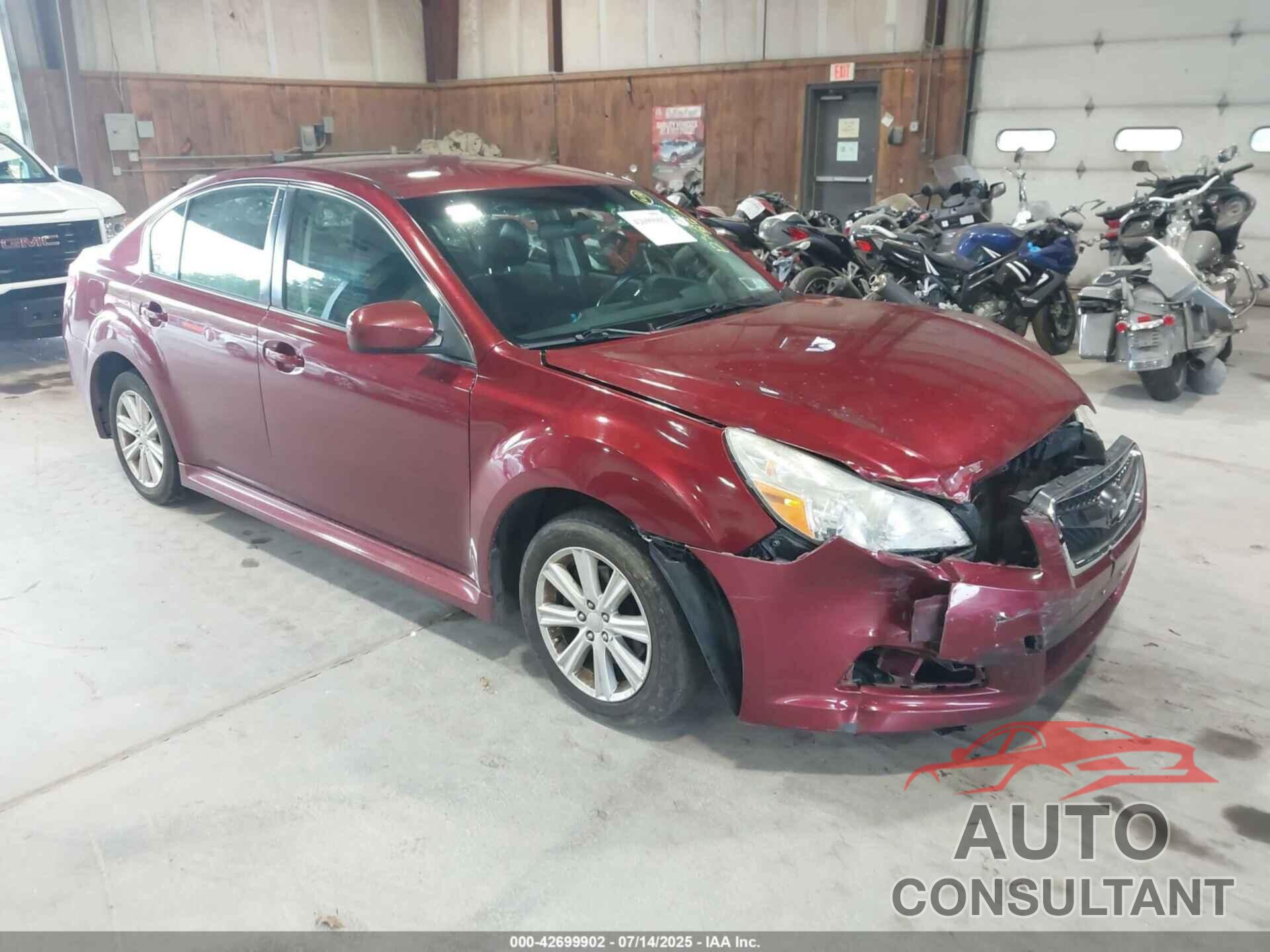 SUBARU LEGACY 2011 - 4S3BMBC64B3260508
