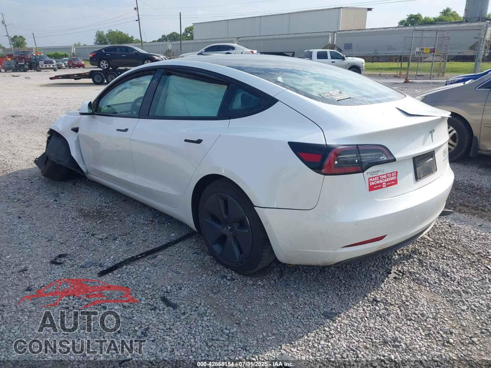 TESLA MODEL 3 2022 - 5YJ3E1EB6NF162254