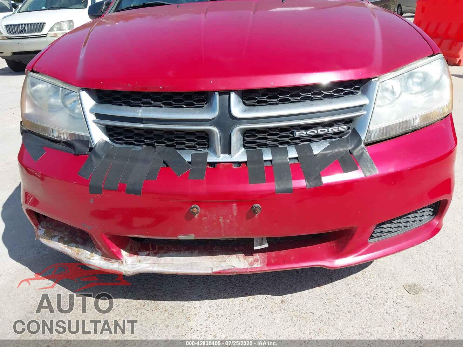 DODGE AVENGER 2013 - 1C3CDZAB1DN529055
