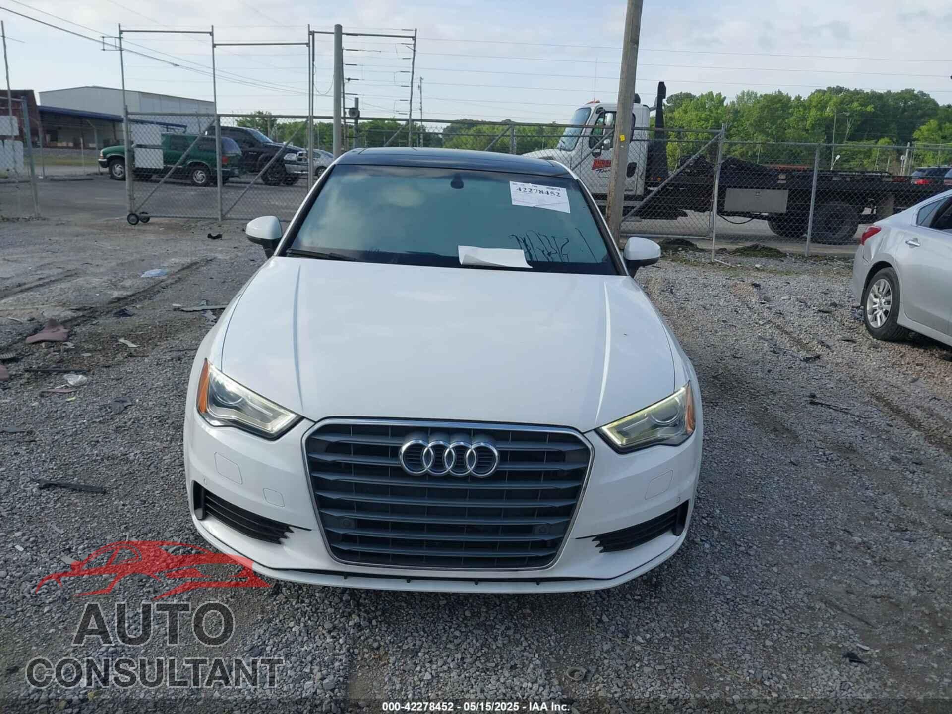 AUDI A3 2016 - WAUA7GFF0G1008461