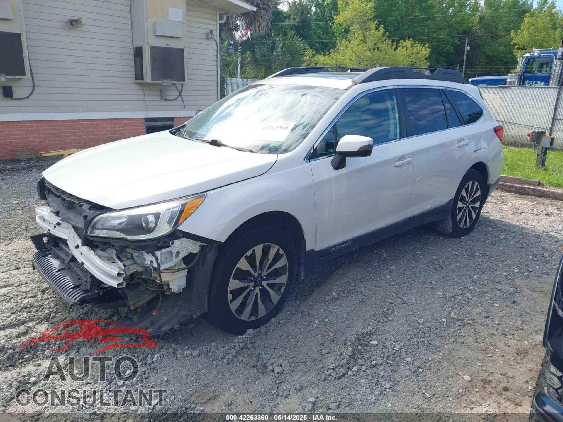 SUBARU OUTBACK 2016 - 4S4BSBLC4G3206396