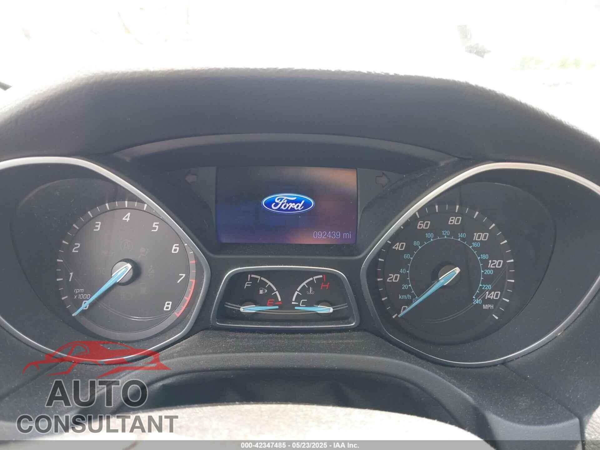 FORD FOCUS 2013 - 1FADP3F23DL289683