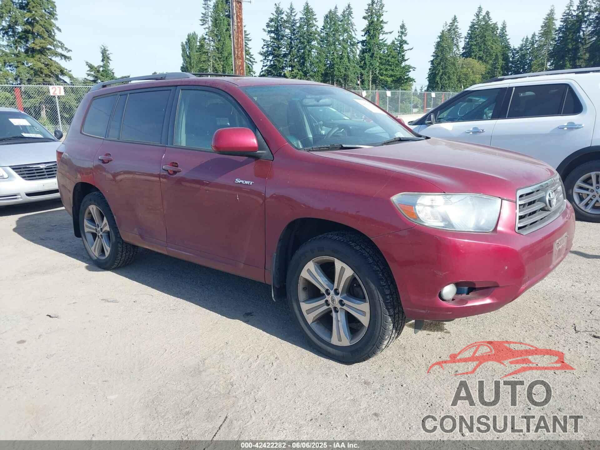 TOYOTA HIGHLANDER 2009 - JTEES43A992130559