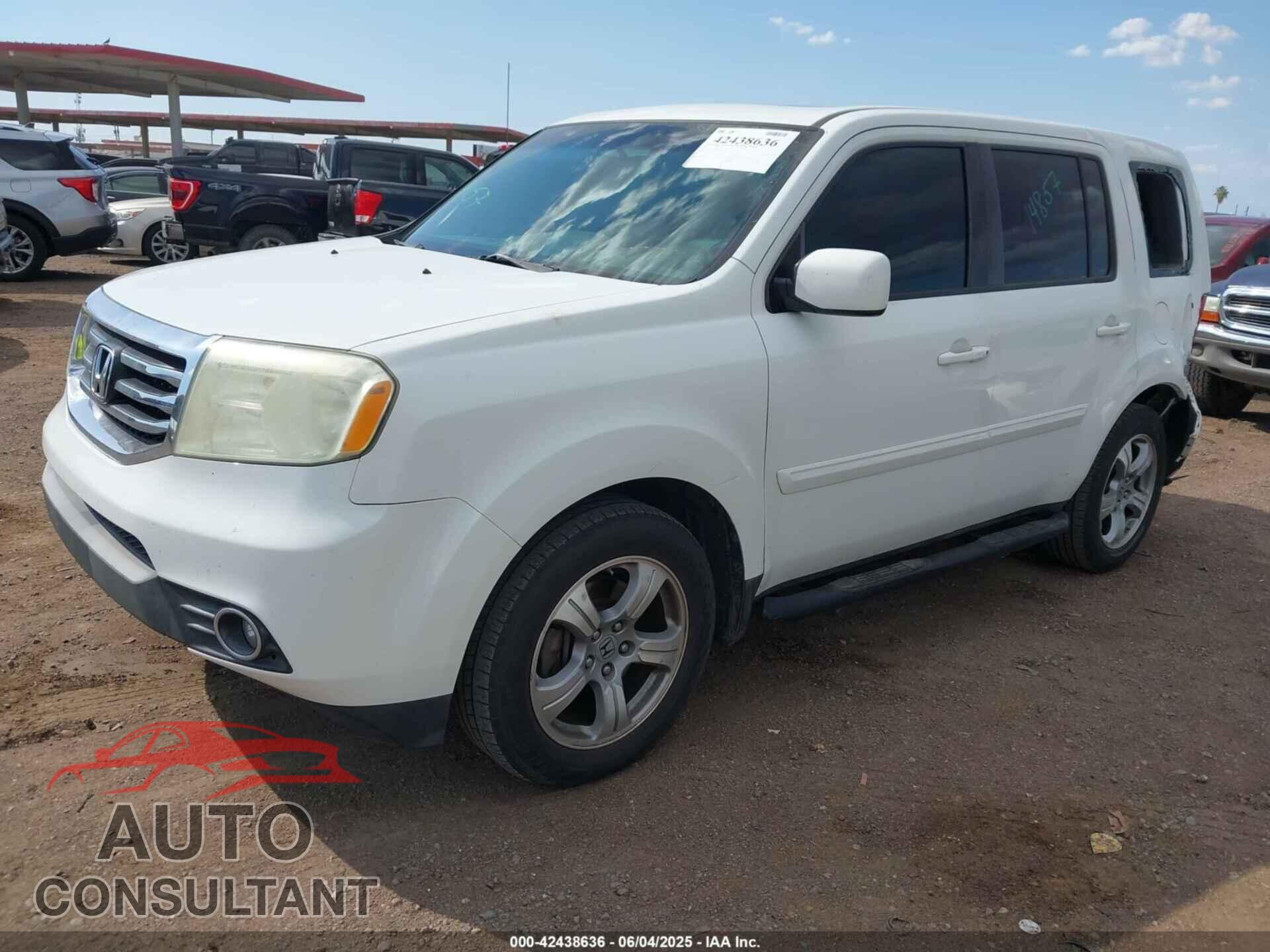 HONDA PILOT 2013 - 5FNYF3H5XDB037437