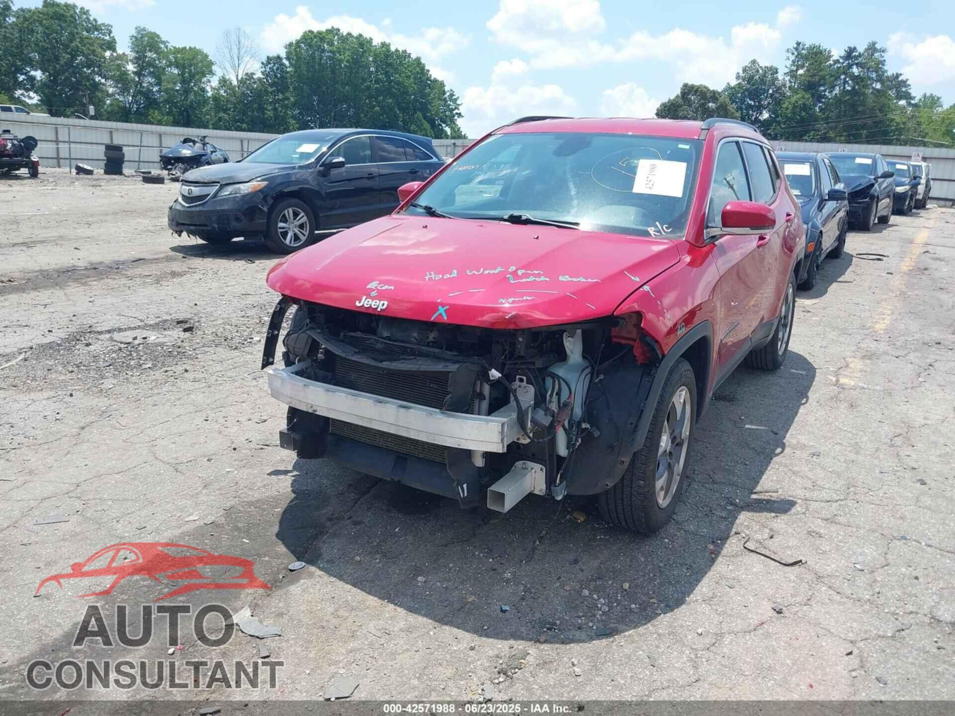 JEEP COMPASS 2019 - 3C4NJCCB7KT802133