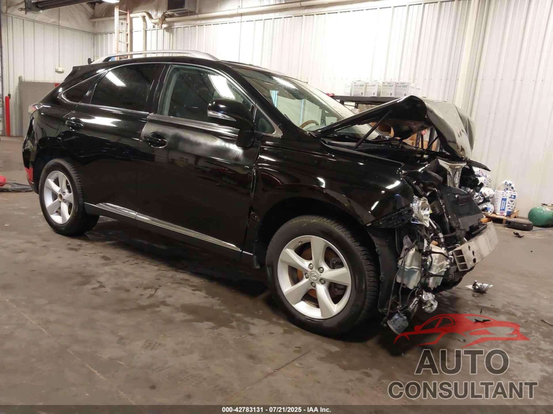LEXUS RX 350 2011 - 2T2BK1BA8BC086337