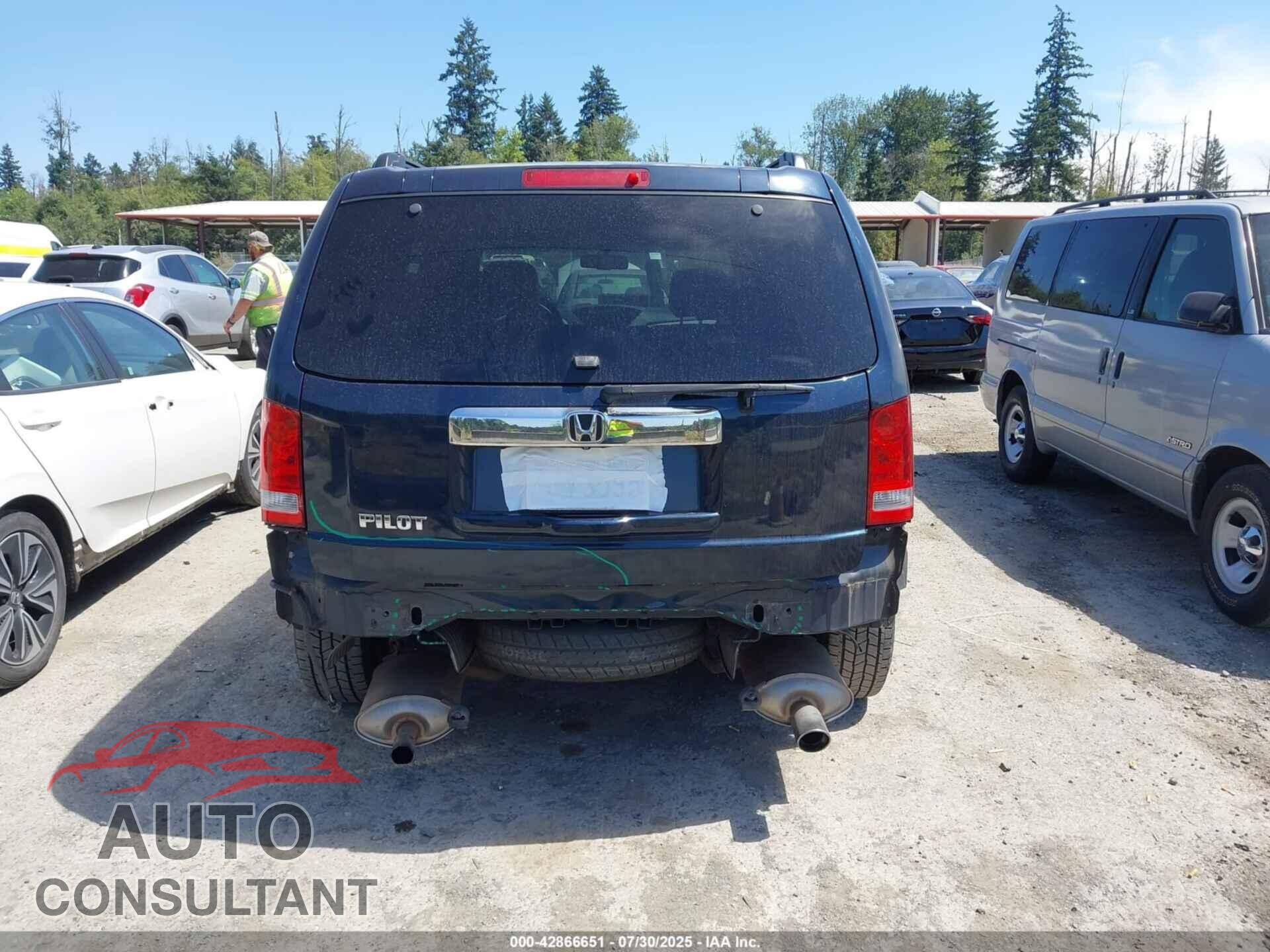 HONDA PILOT 2011 - 5FNYF3H63BB014149