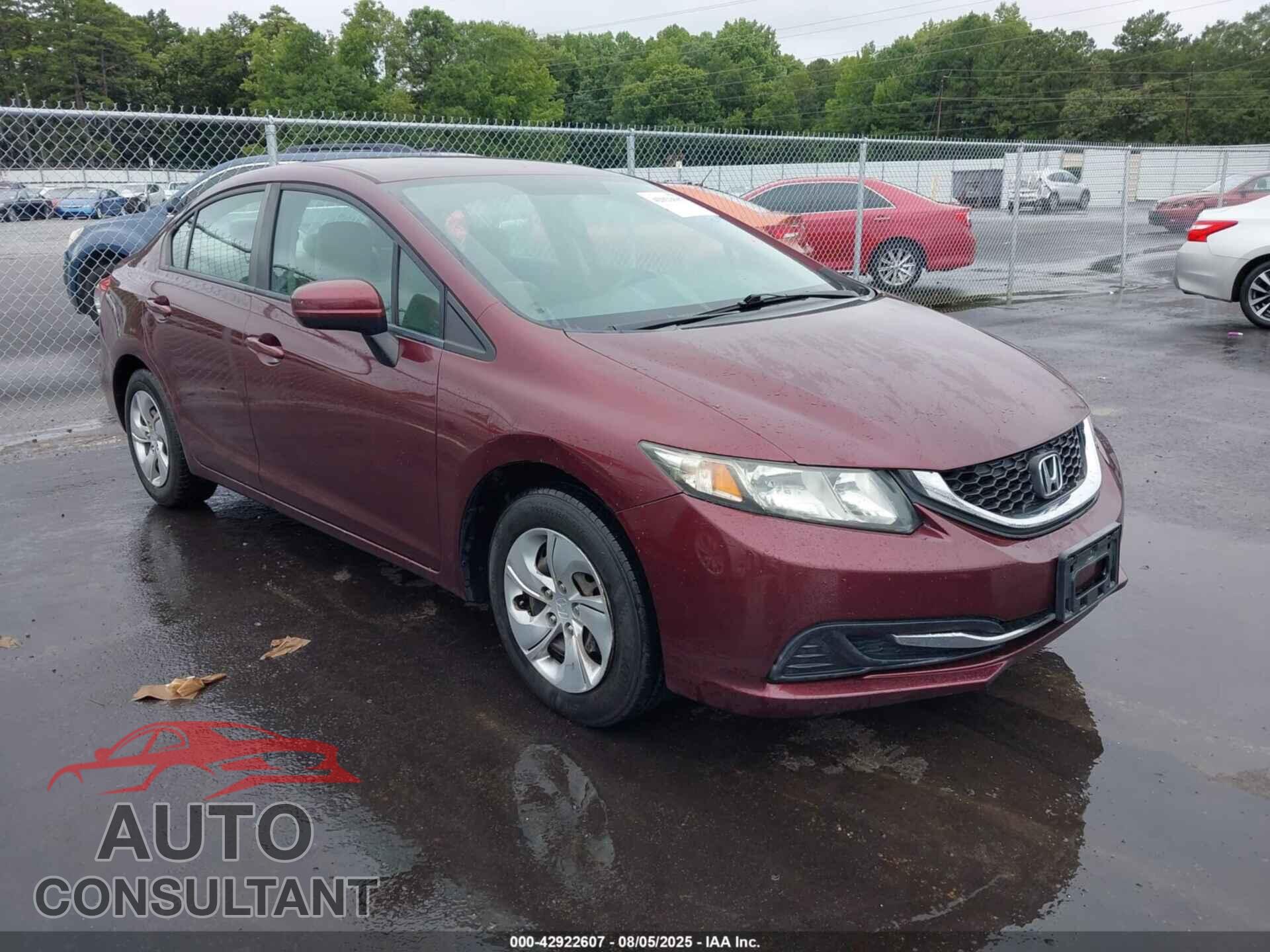 HONDA CIVIC 2014 - 19XFB2F52EE246078