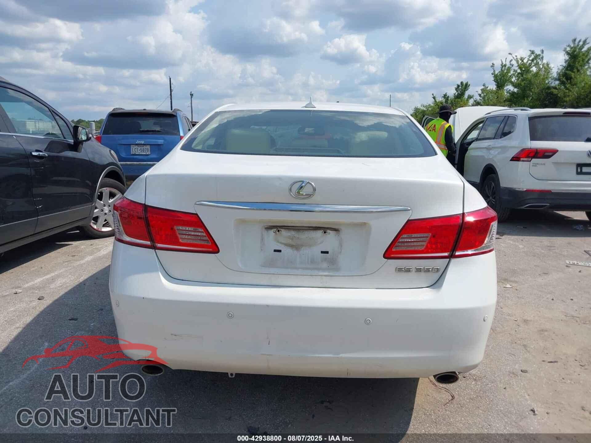 LEXUS ES 350 2012 - JTHBK1EG3C2479360