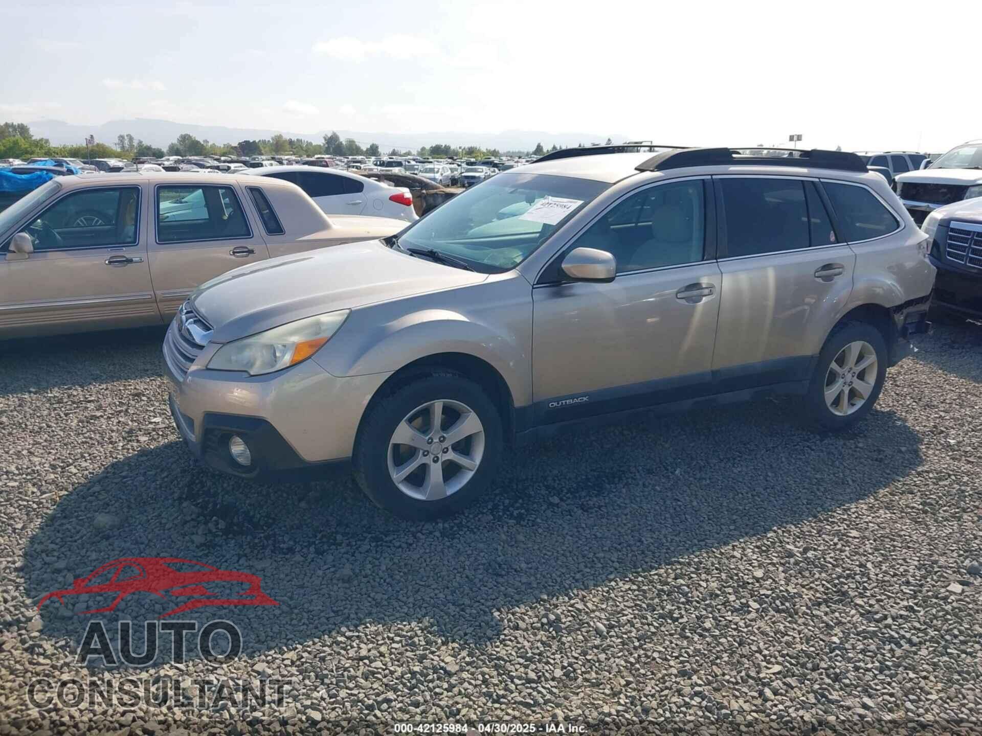 SUBARU OUTBACK 2014 - 4S4BRBCC4E3201983