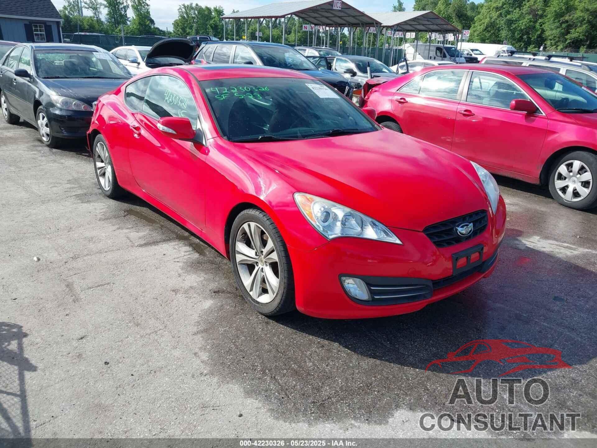 HYUNDAI GENESIS 2012 - KMHHU6KH8CU066494