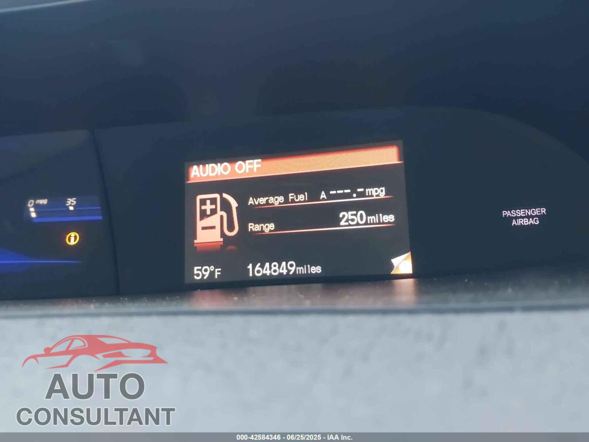 HONDA CIVIC 2012 - 2HGFB2F86CH309700