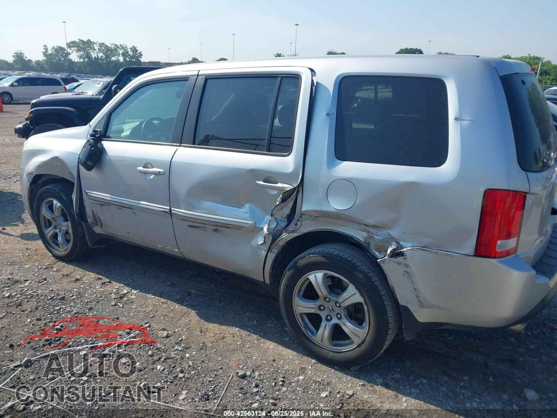 HONDA PILOT 2012 - 5FNYF3H78CB019972