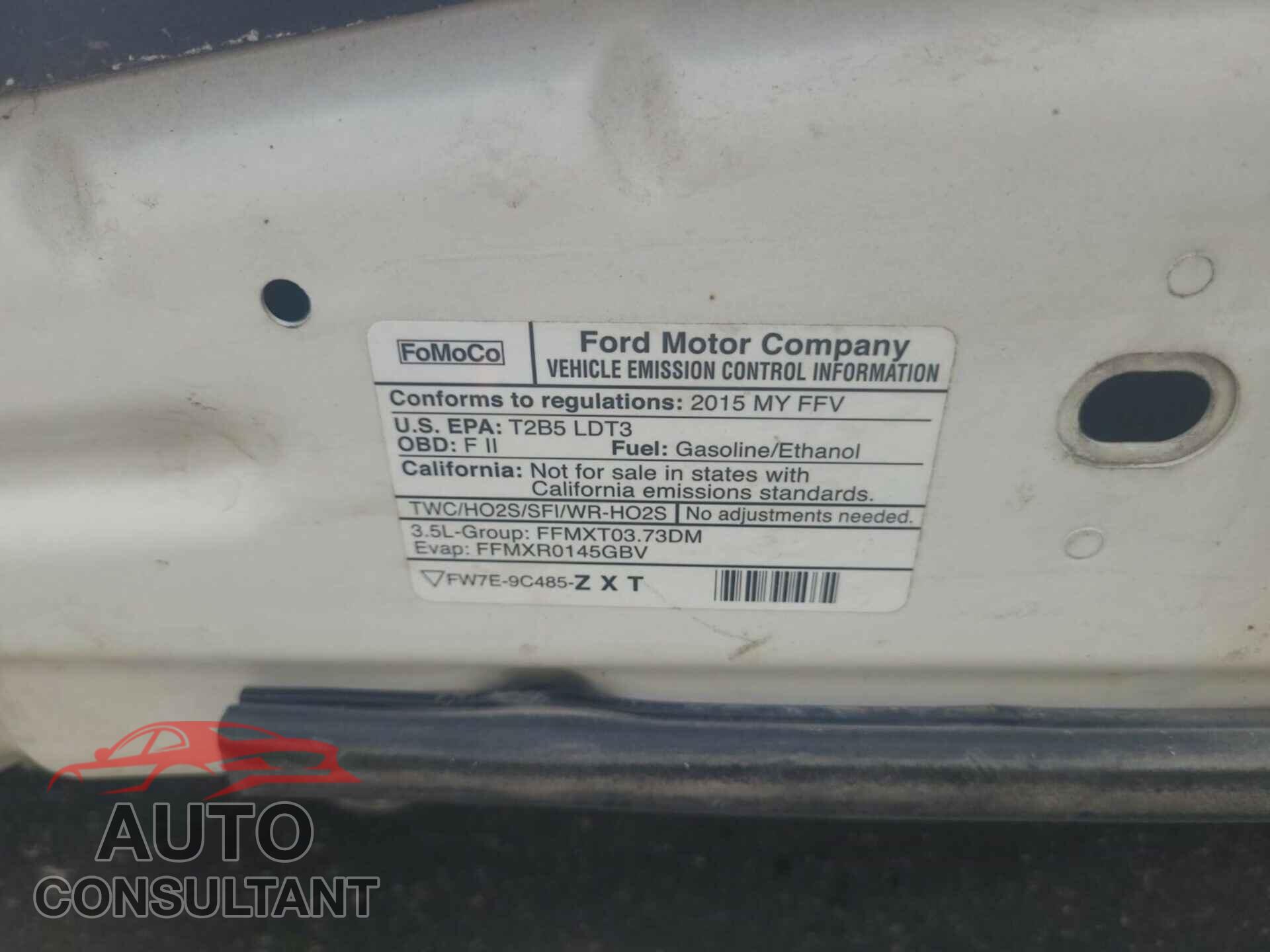 FORD EXPLORER 2015 - 1FM5K8B86FGC09613
