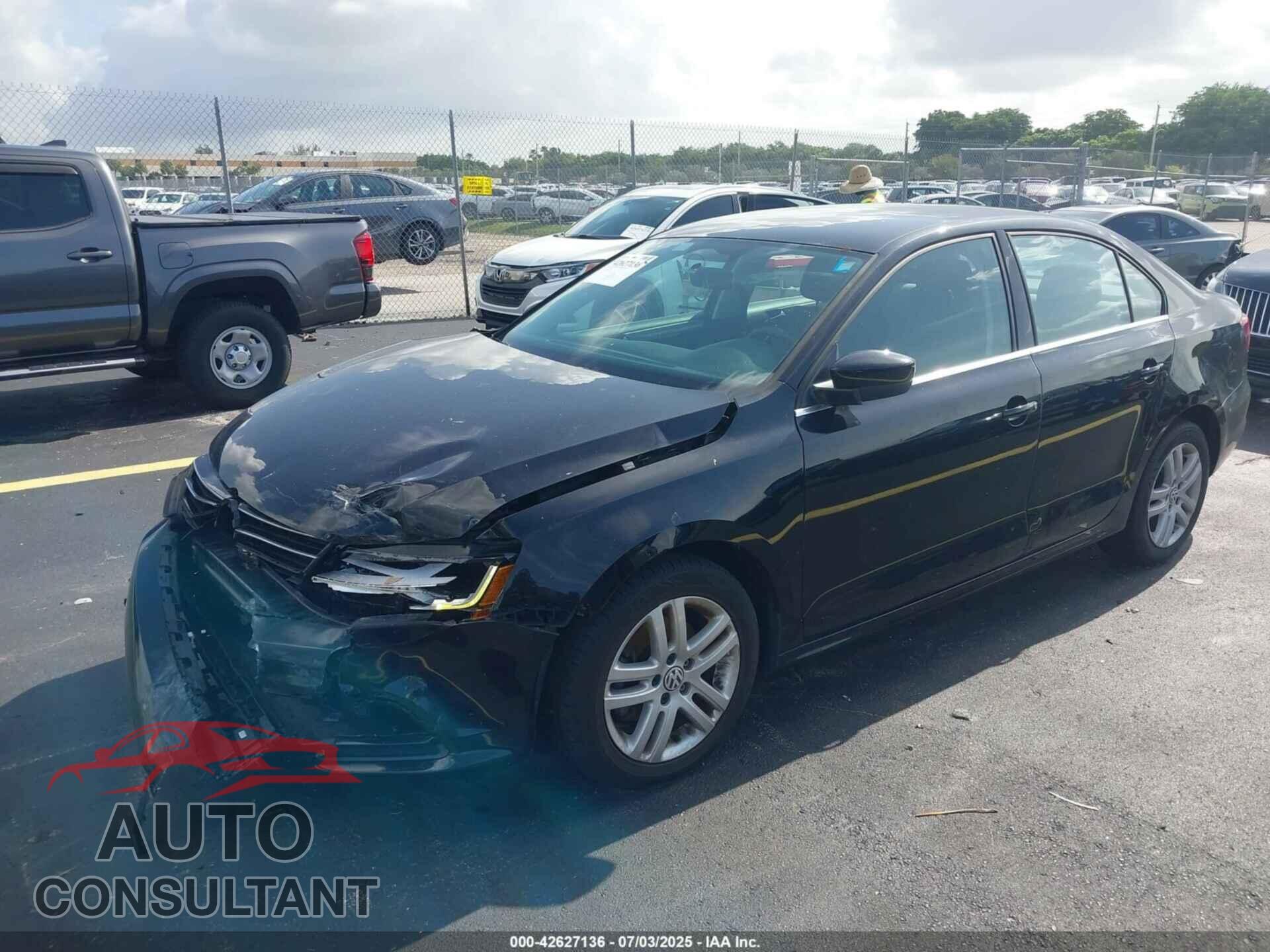 VOLKSWAGEN JETTA 2017 - 3VW2B7AJ0HM285436