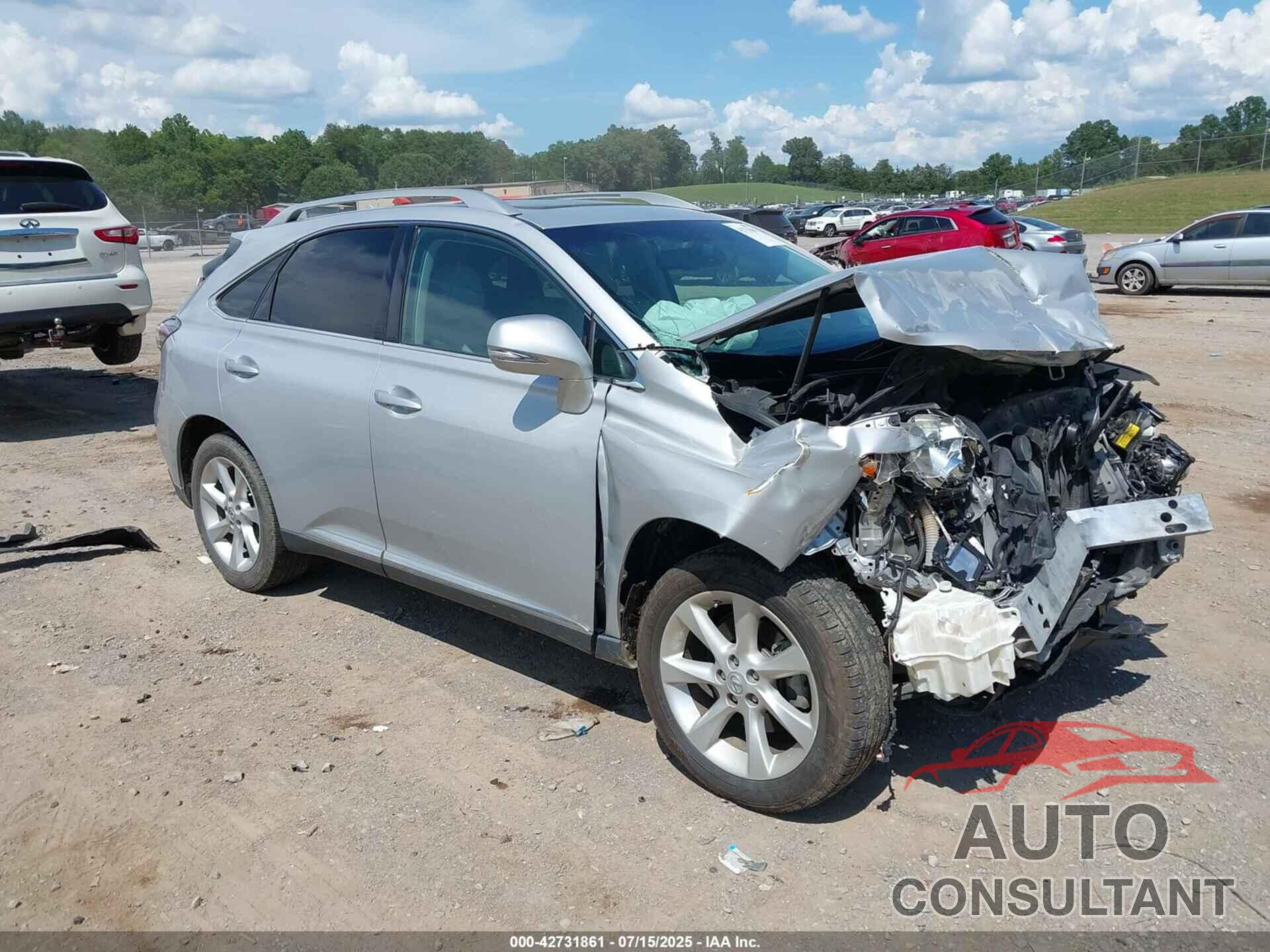 LEXUS RX 350 2010 - 2T2ZK1BA4AC030893