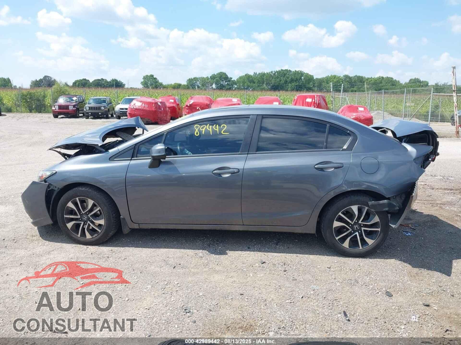HONDA CIVIC 2013 - 19XFB2F87DE022362