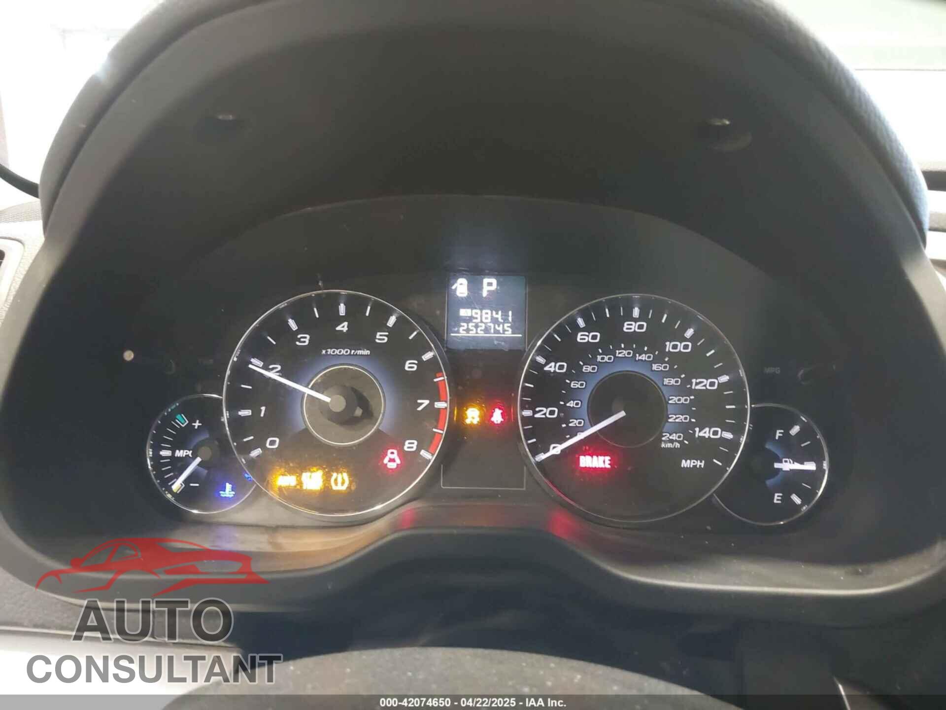 SUBARU OUTBACK 2011 - 4S4BRBCC0B3395990