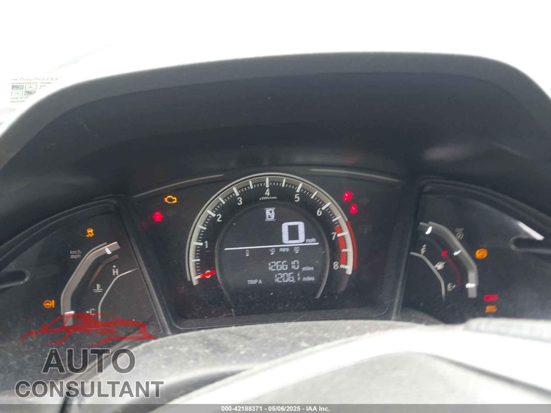 HONDA CIVIC 2017 - 2HGFC2F54HH526544