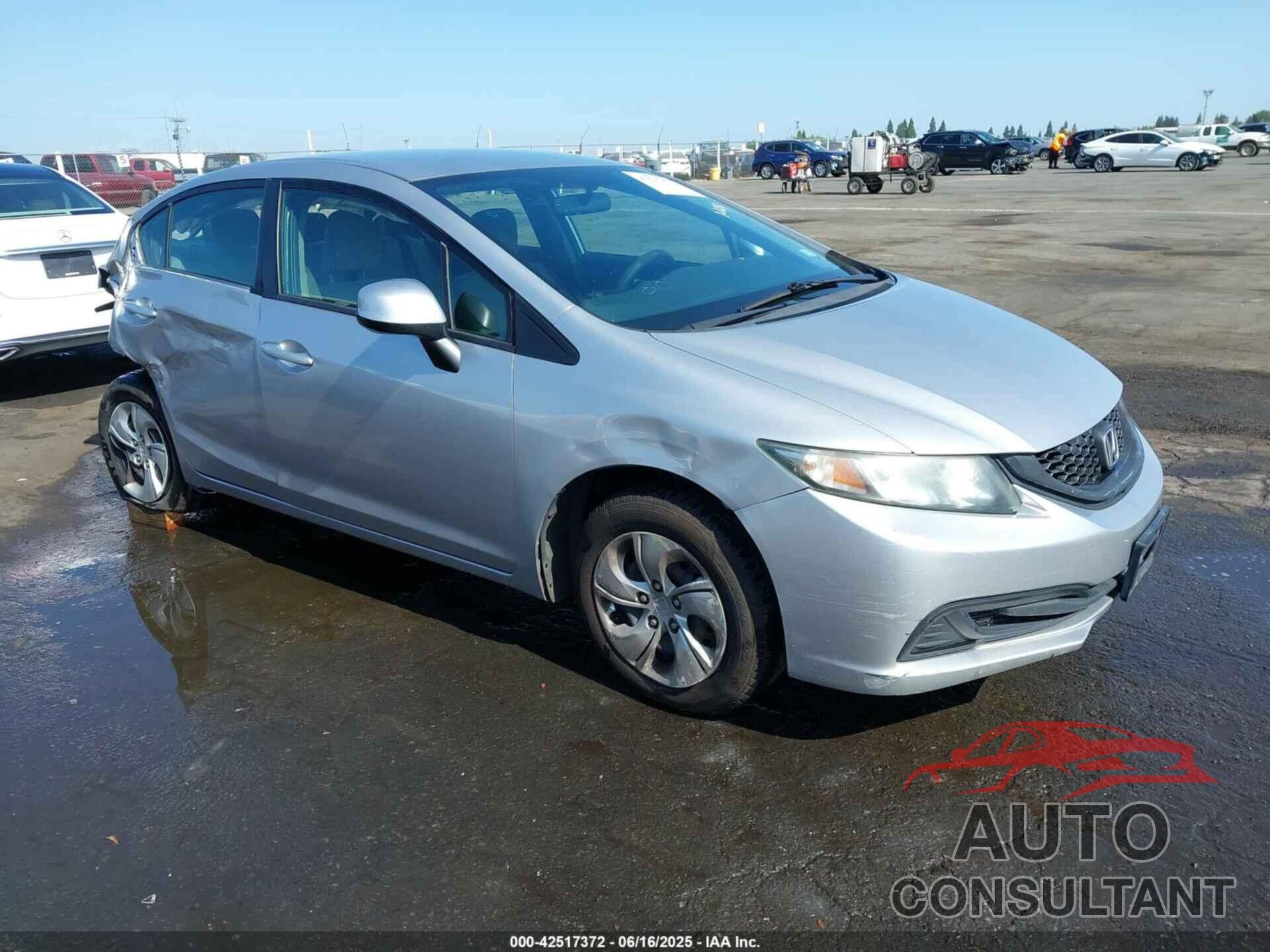 HONDA CIVIC 2013 - 19XFB2F59DE202576