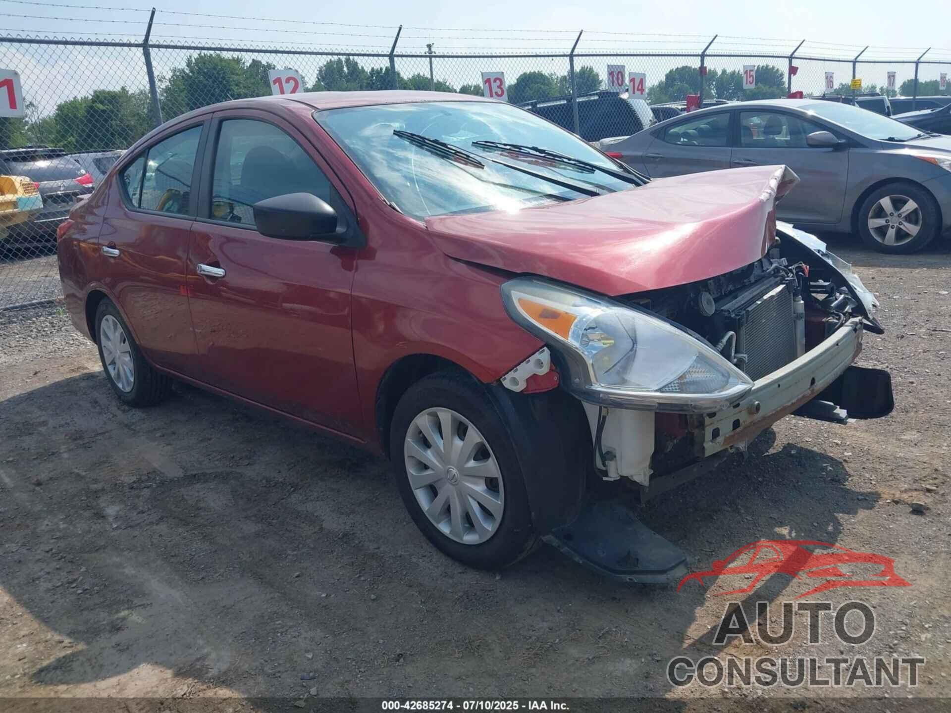 NISSAN VERSA 2016 - 3N1CN7AP9GL854116