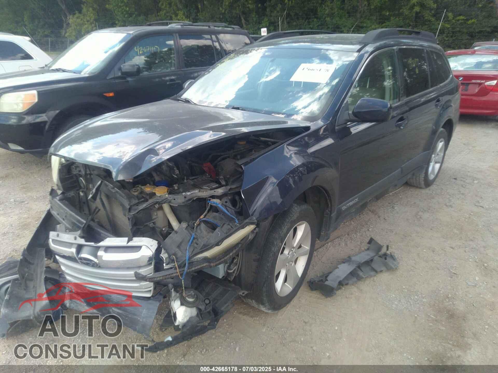 SUBARU OUTBACK 2013 - 4S4BRBGC3D3249077