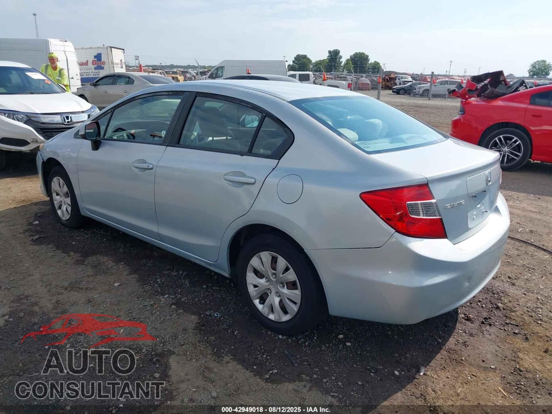 HONDA CIVIC 2012 - 19XFB2F56CE085361