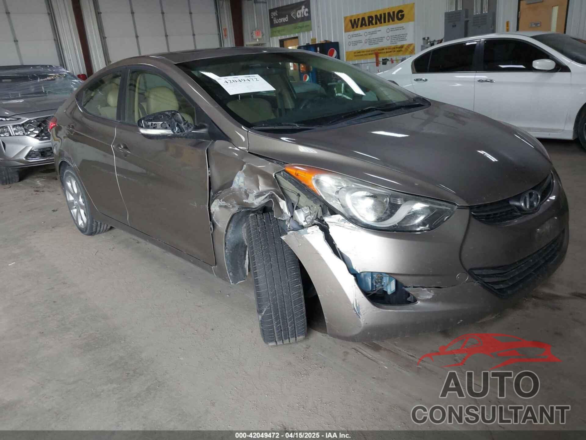HYUNDAI ELANTRA 2012 - 5NPDH4AE6CH145336