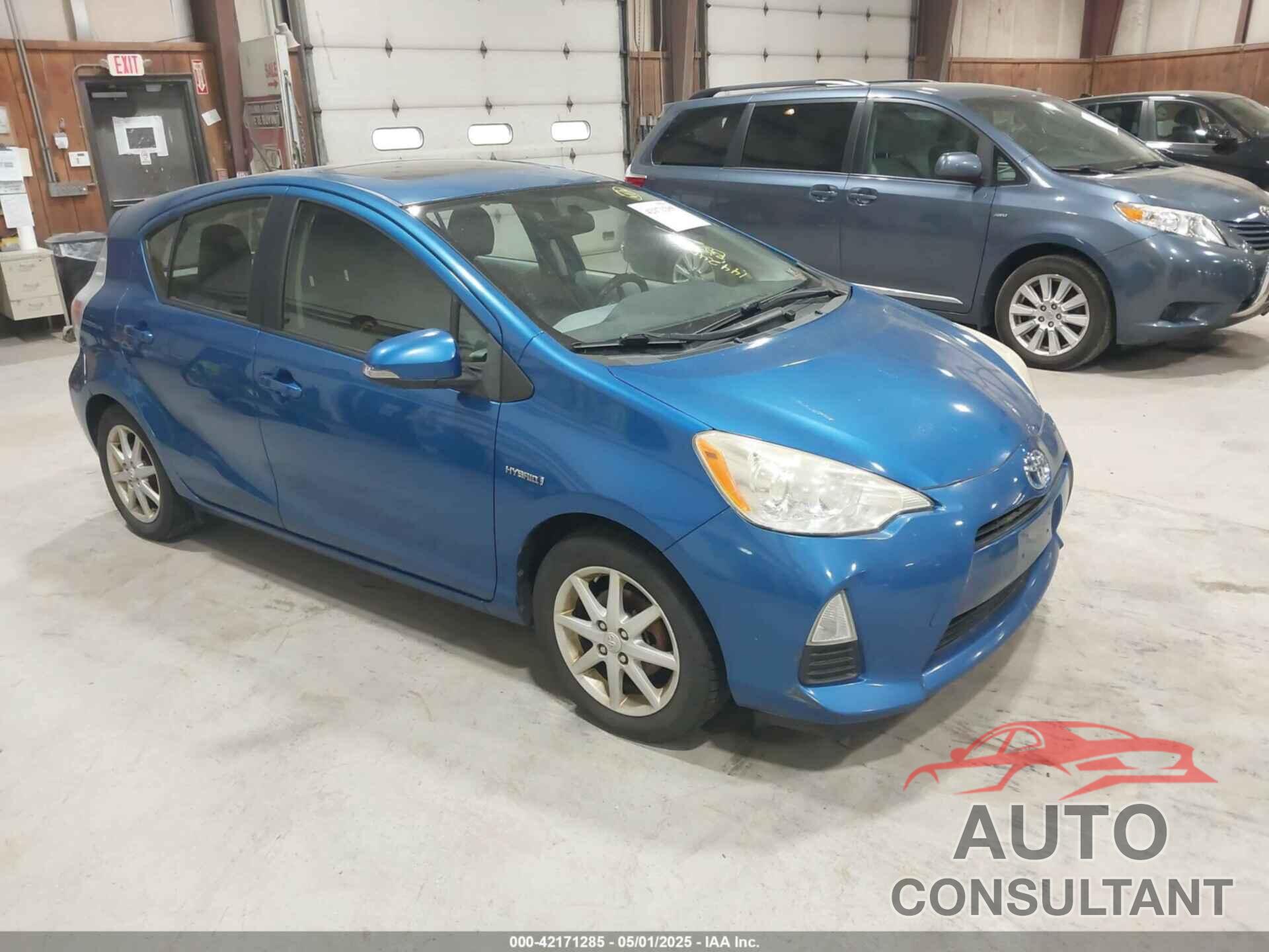 TOYOTA PRIUS C 2012 - JTDKDTB36C1003506