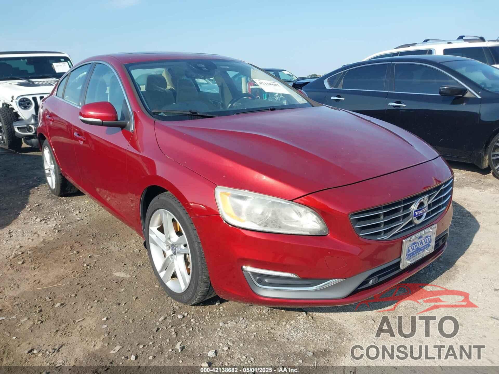 VOLVO S60 2015 - YV140MFK7F1349445