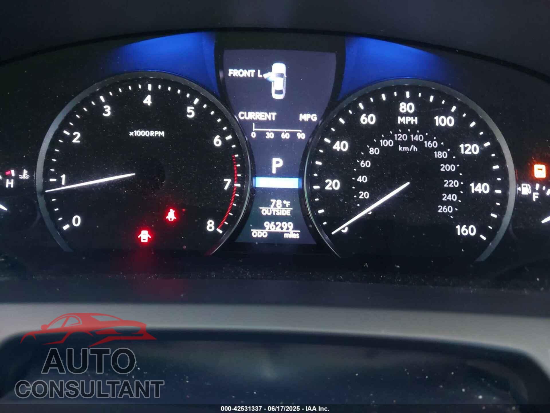 LEXUS LS 460 2015 - JTHBL5EF2F5136005