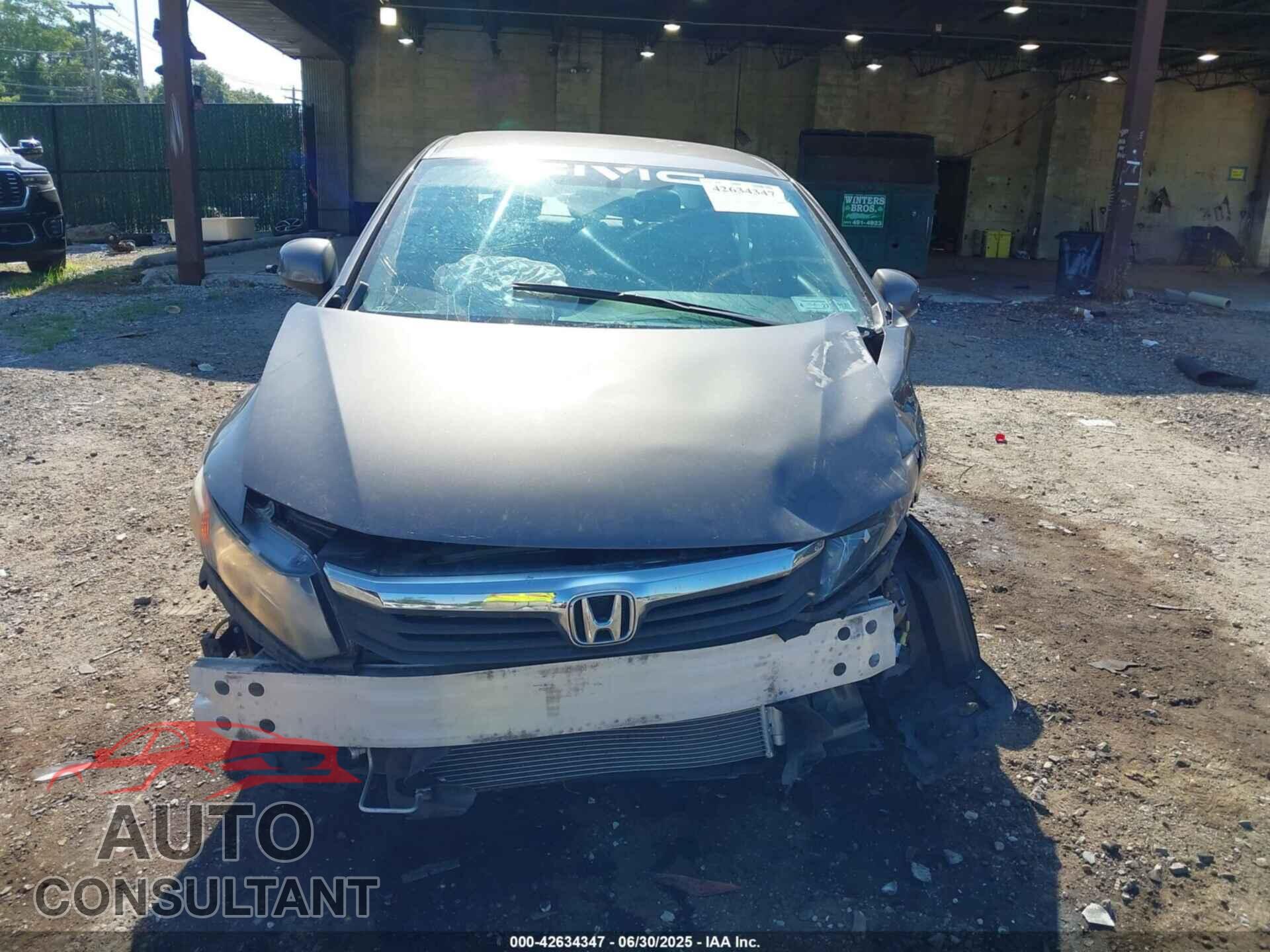 HONDA CIVIC 2012 - 19XFB2F59CE014378