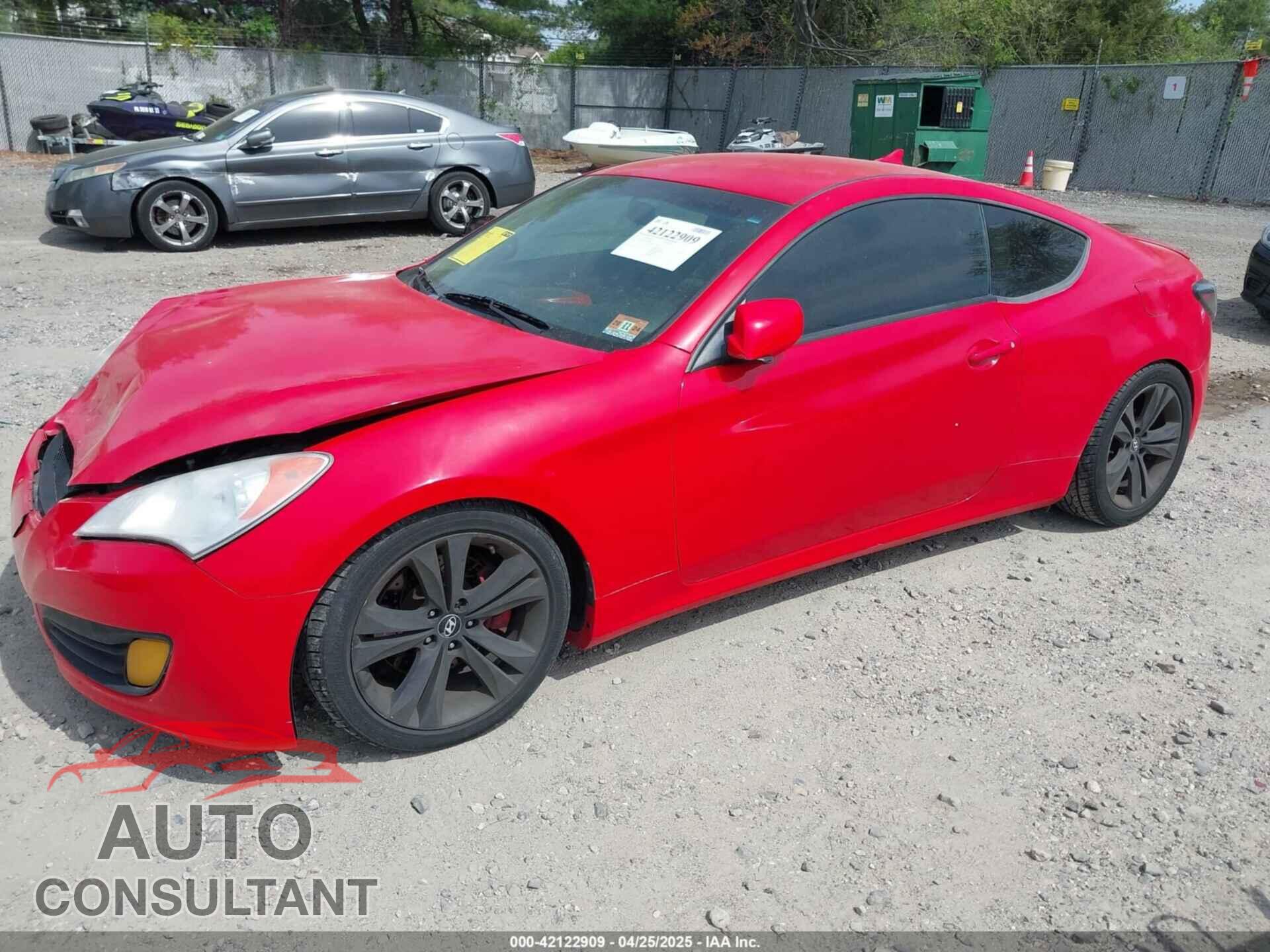 HYUNDAI GENESIS 2012 - KMHHT6KD5CU071006
