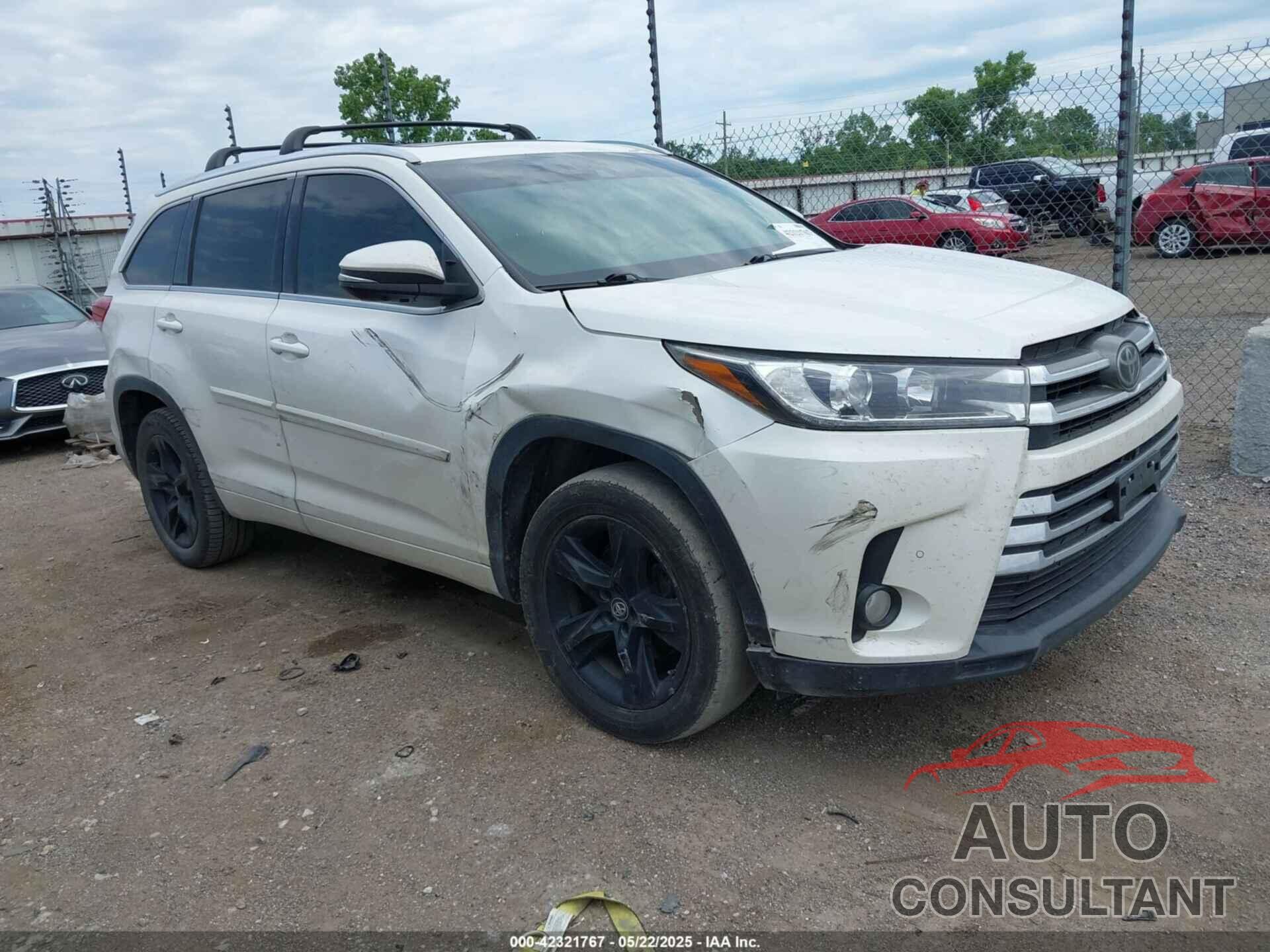TOYOTA HIGHLANDER 2017 - 5TDYZRFH2HS216175