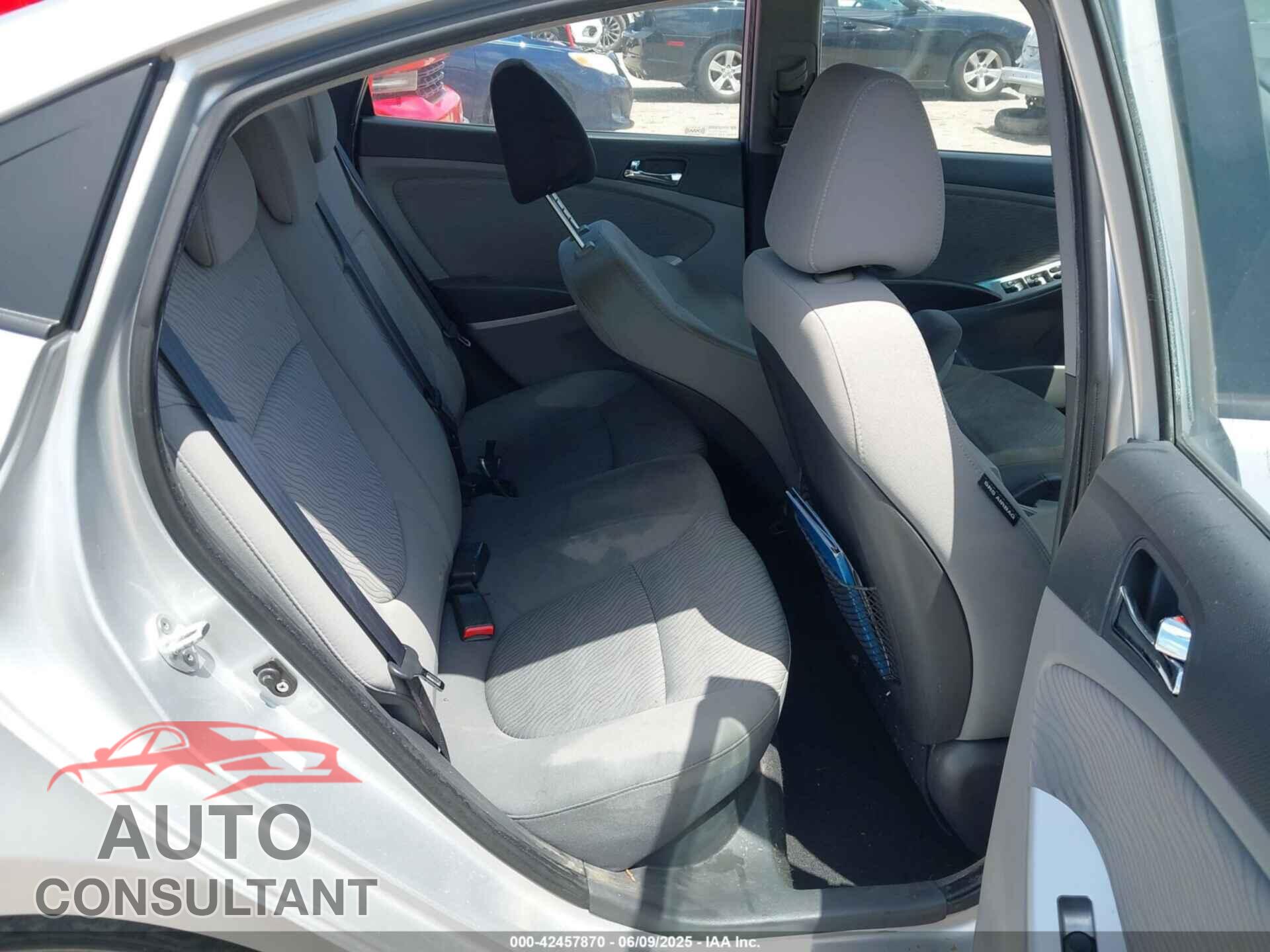 HYUNDAI ACCENT 2012 - KMHCU4AEXCU186433