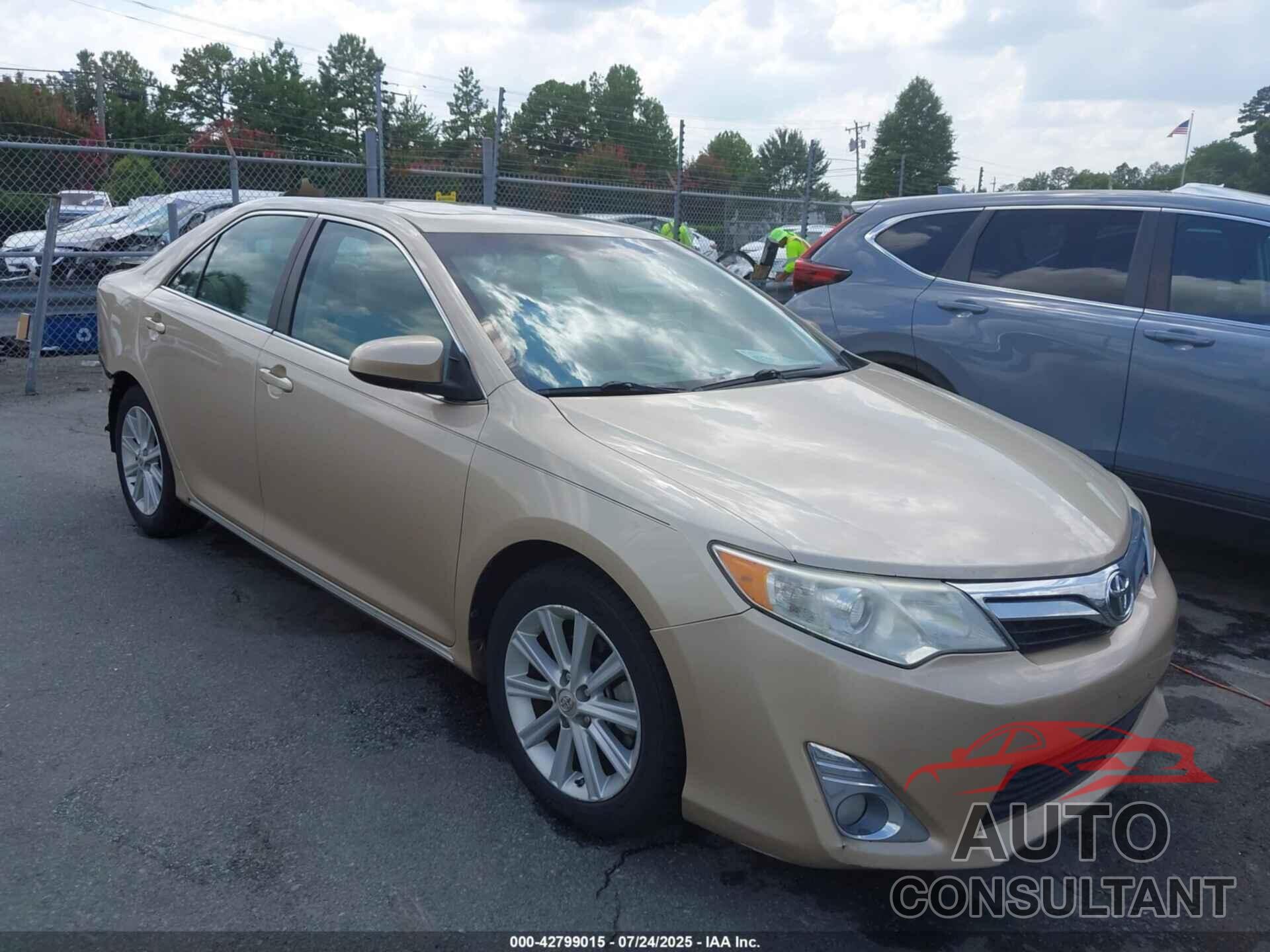 TOYOTA CAMRY 2012 - 4T4BF1FK9CR188974