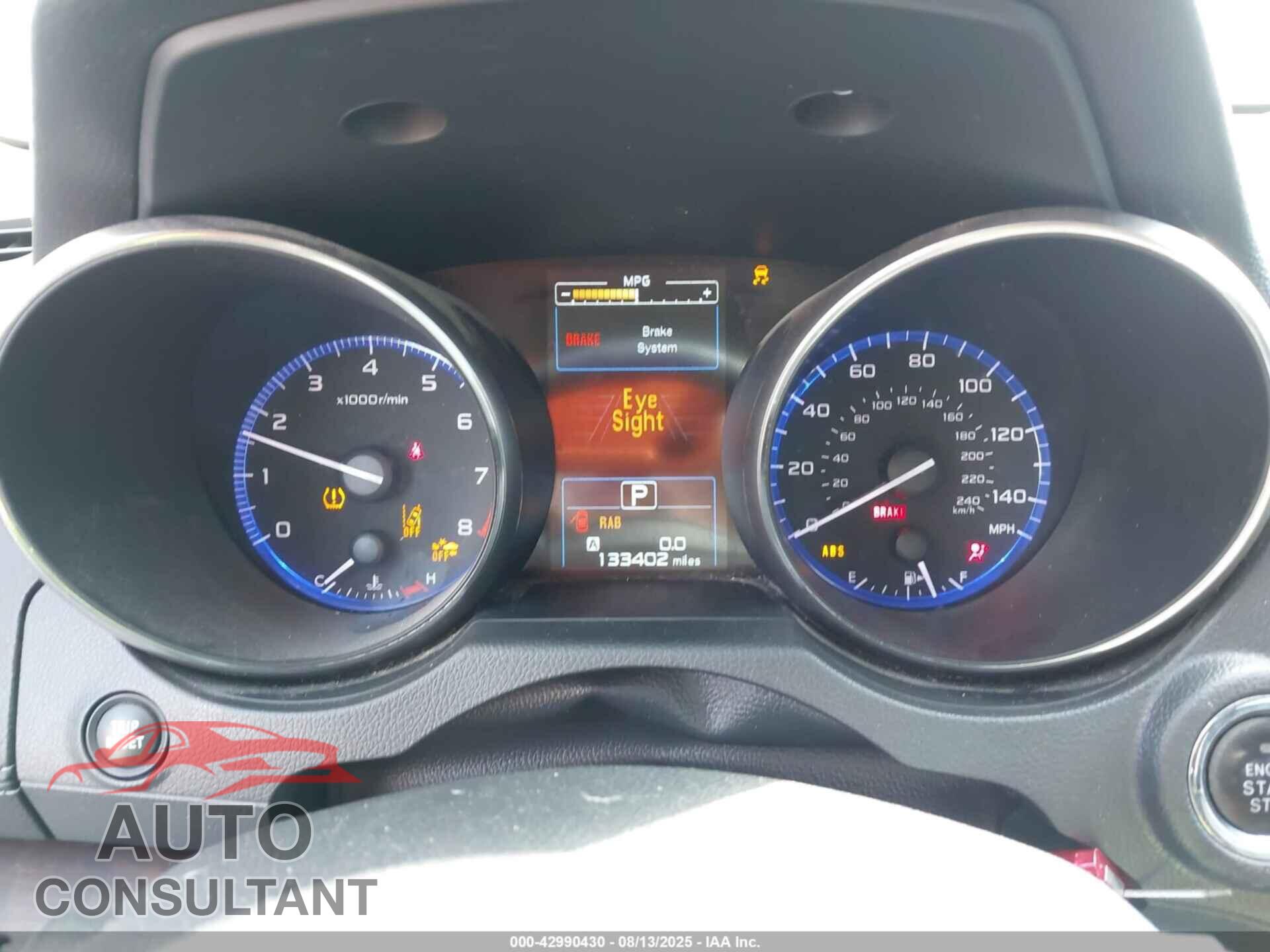 SUBARU OUTBACK 2019 - 4S4BSANC2K3216909