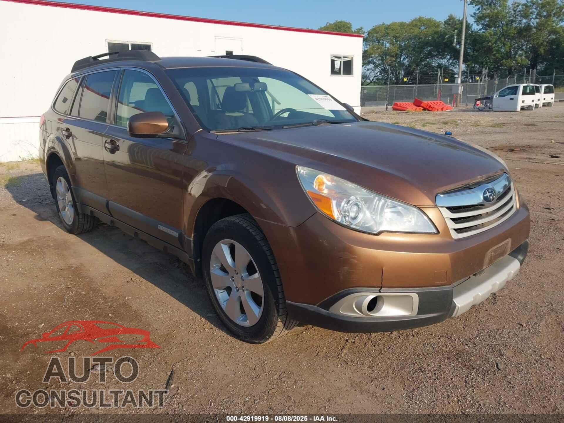 SUBARU OUTBACK 2011 - 4S4BRCCC6B3441117