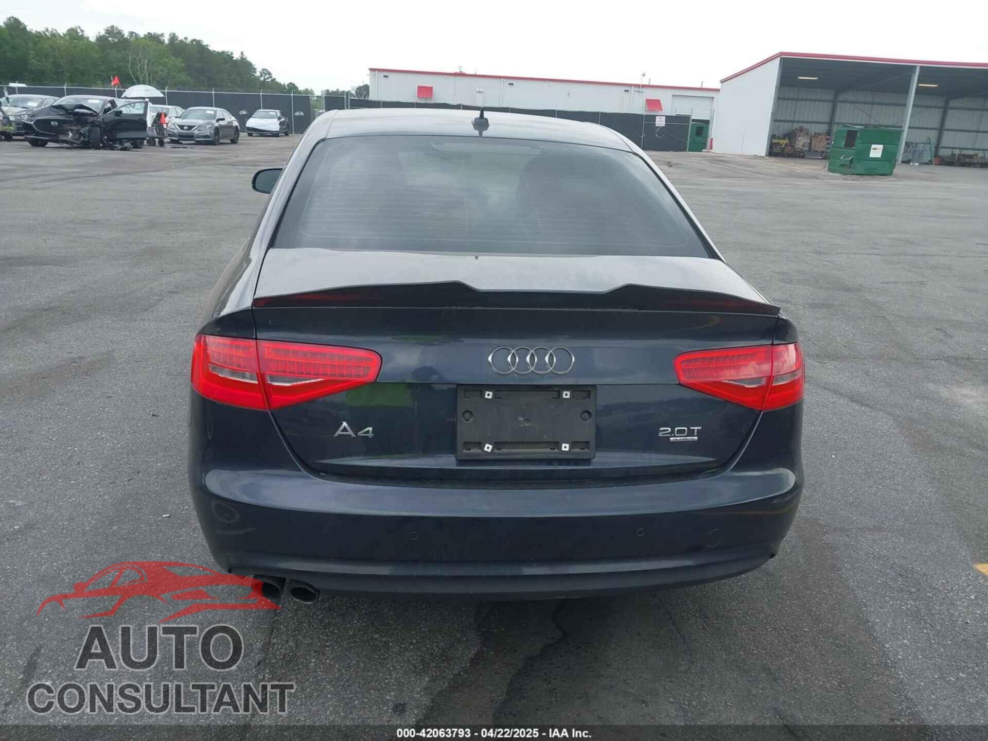 AUDI A4 2013 - WAUFFAFL0DN044778