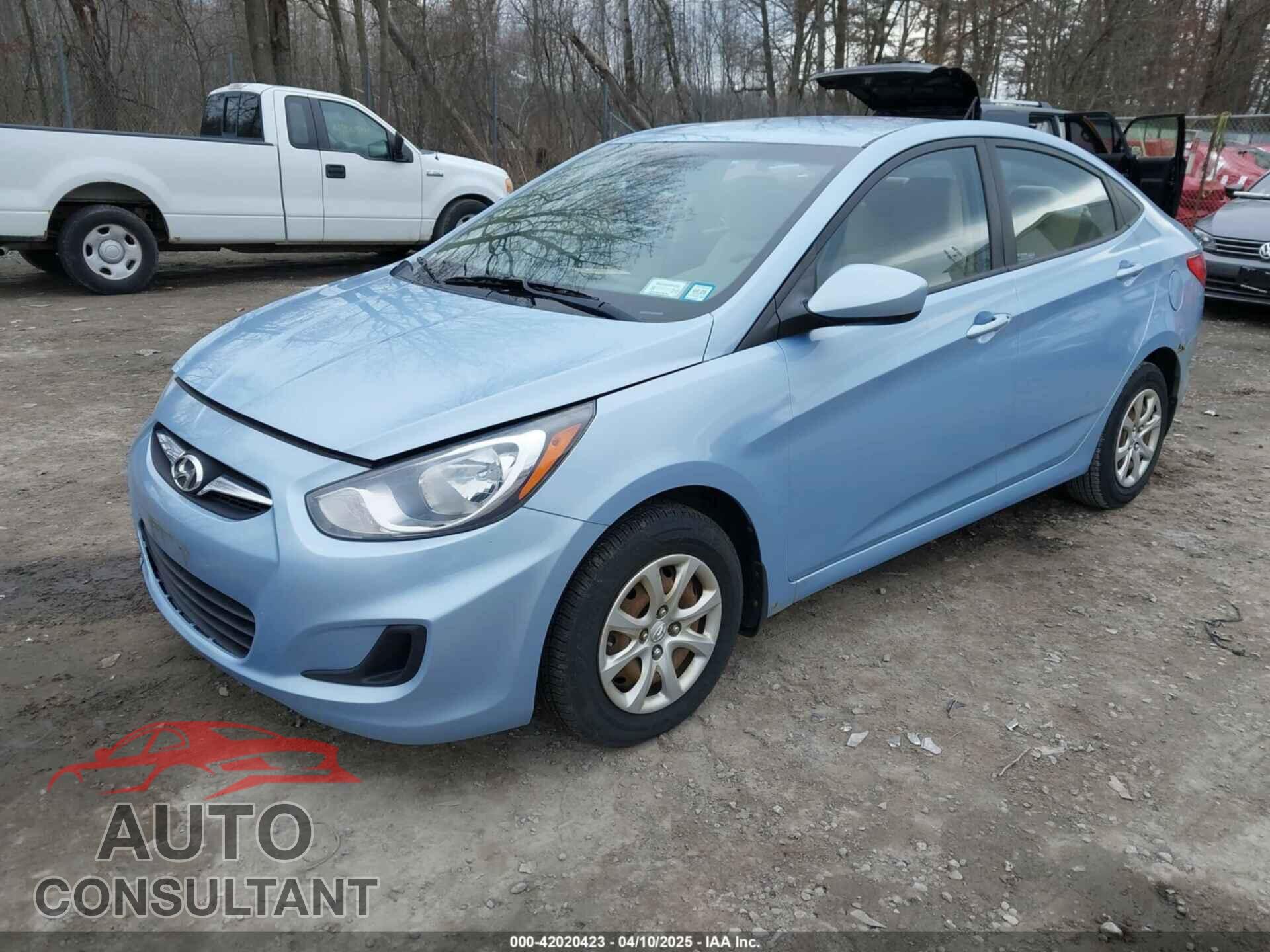 HYUNDAI ACCENT 2012 - KMHCT4AE9CU158285