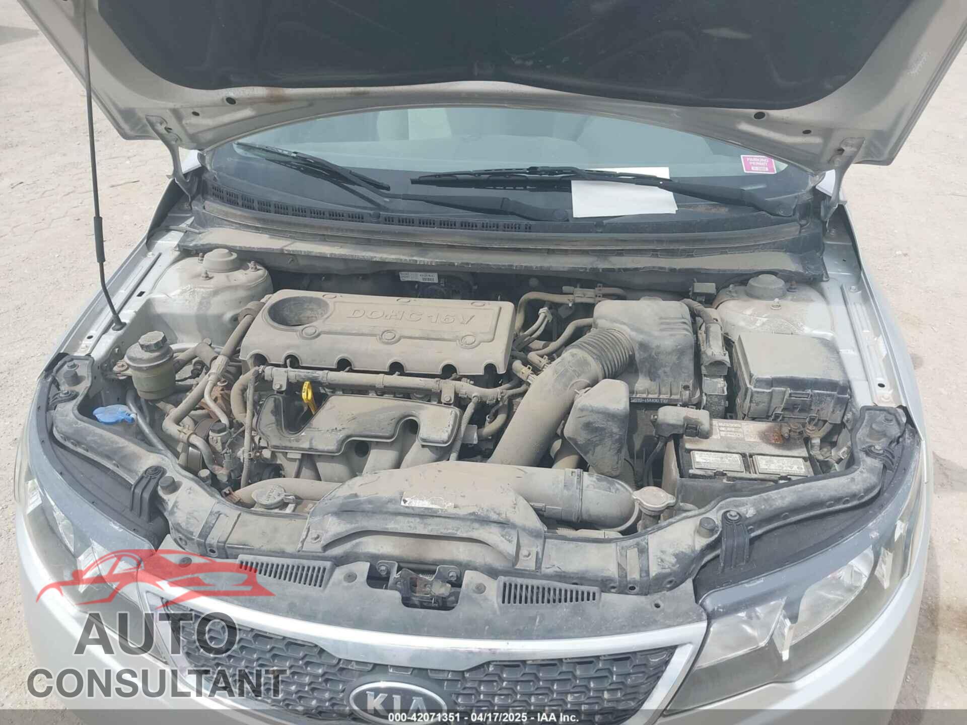 KIA FORTE 2012 - KNAFU4A25C5591601