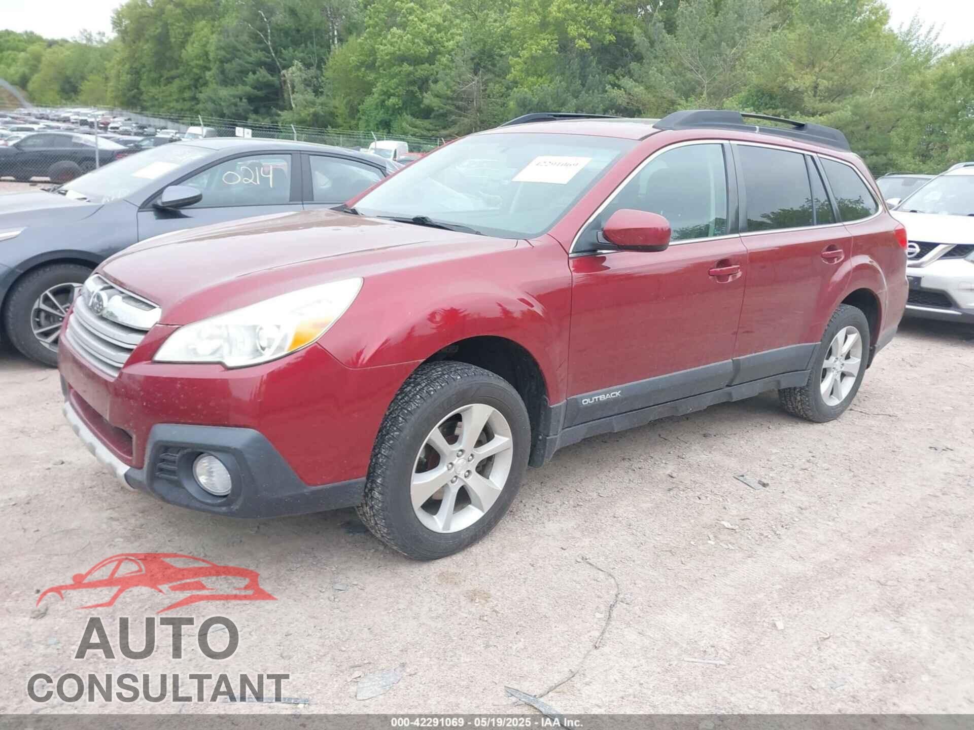 SUBARU OUTBACK 2013 - 4S4BRCPC8D3257021