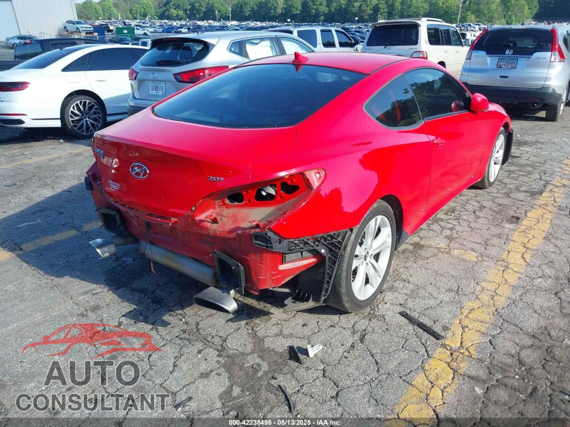 HYUNDAI GENESIS 2012 - KMHHT6KD1CU073853