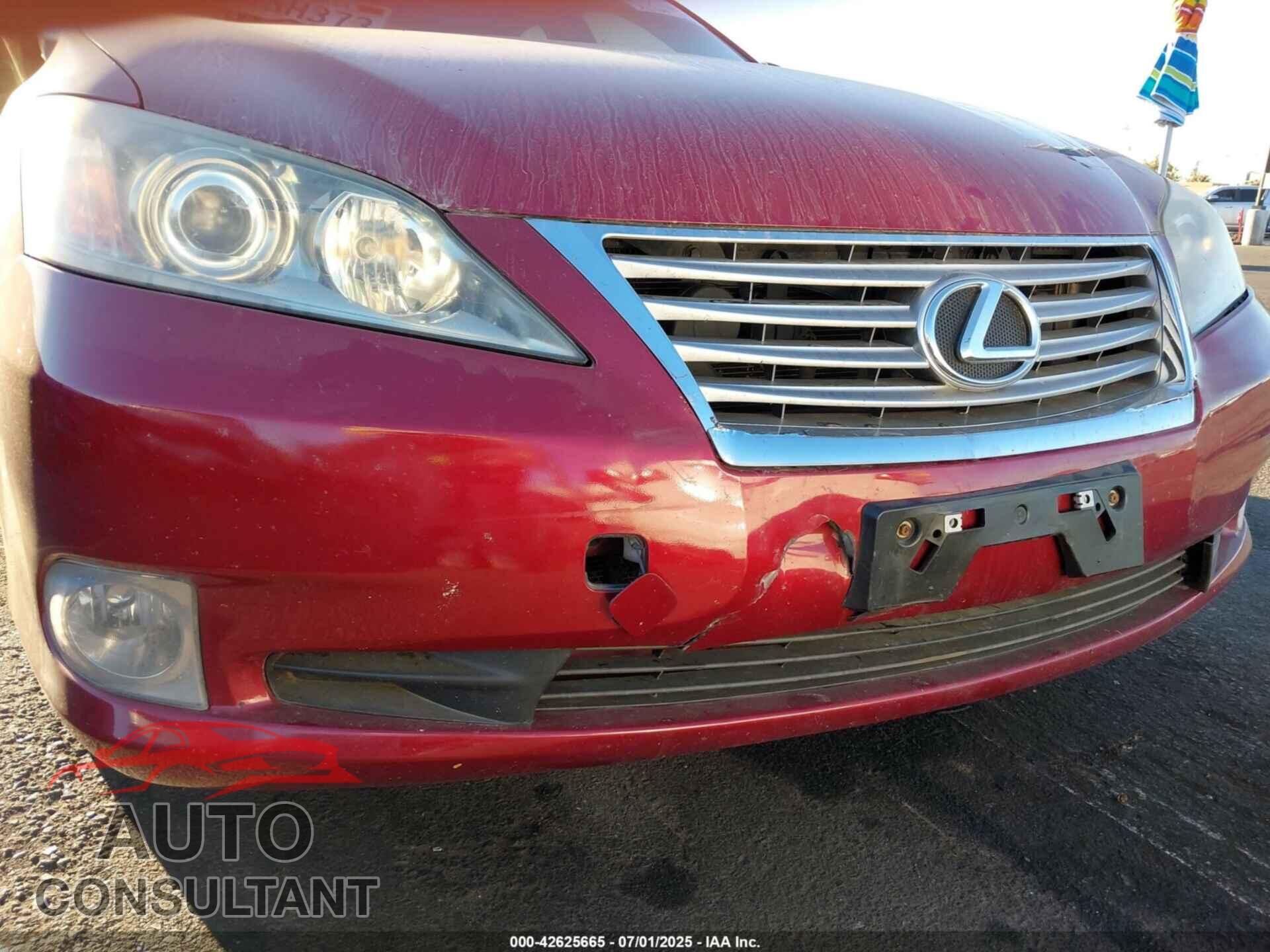 LEXUS ES 2012 - JTHBK1EGXC2491201
