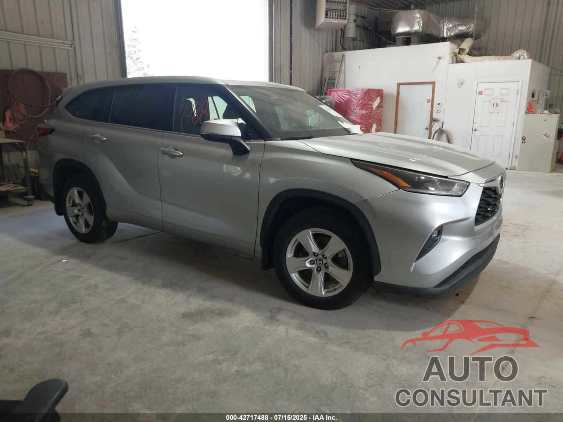 TOYOTA HIGHLANDER 2021 - 5TDBZRBH7MS545136