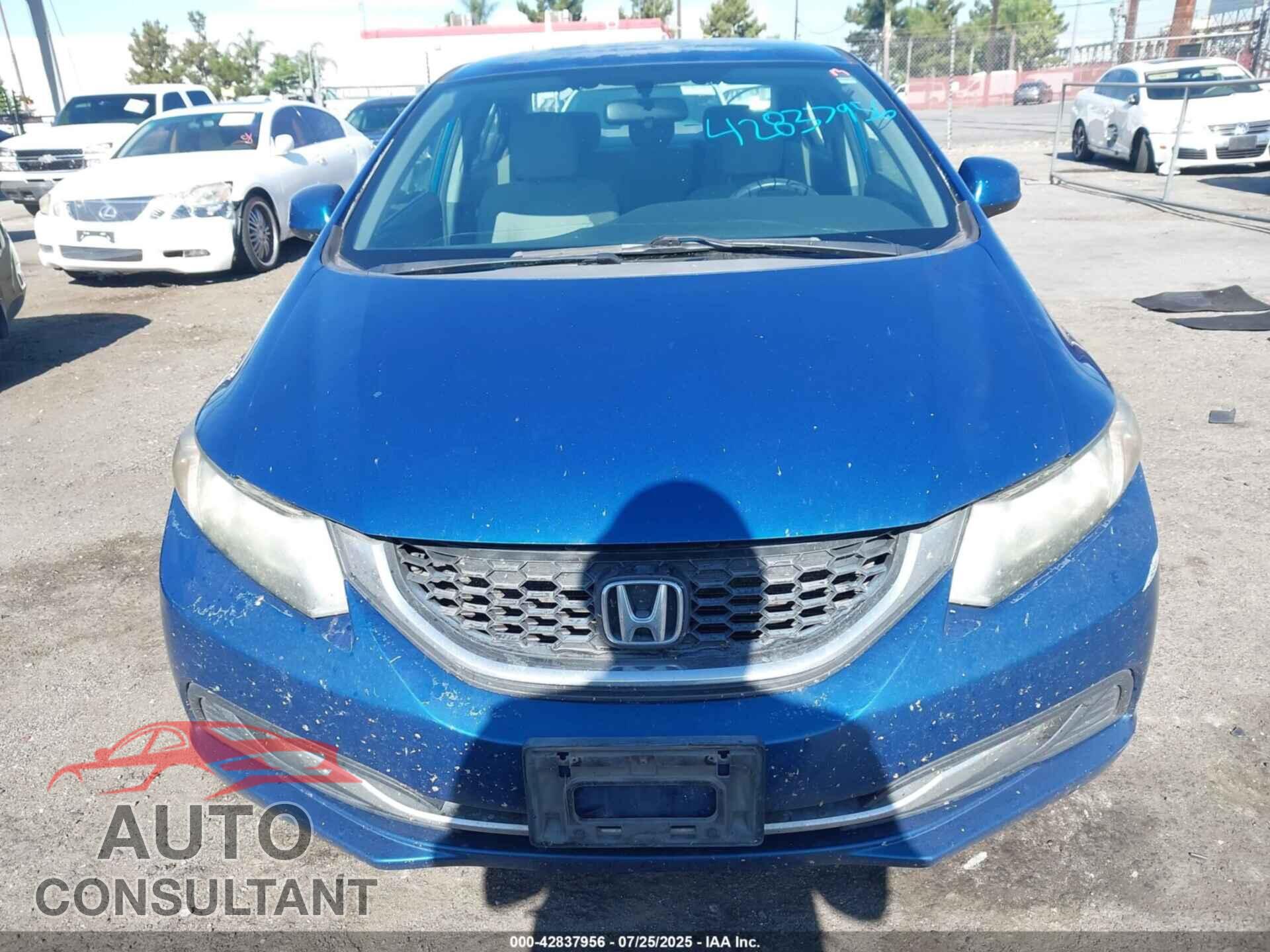 HONDA CIVIC 2013 - 19XFB2F58DE281884