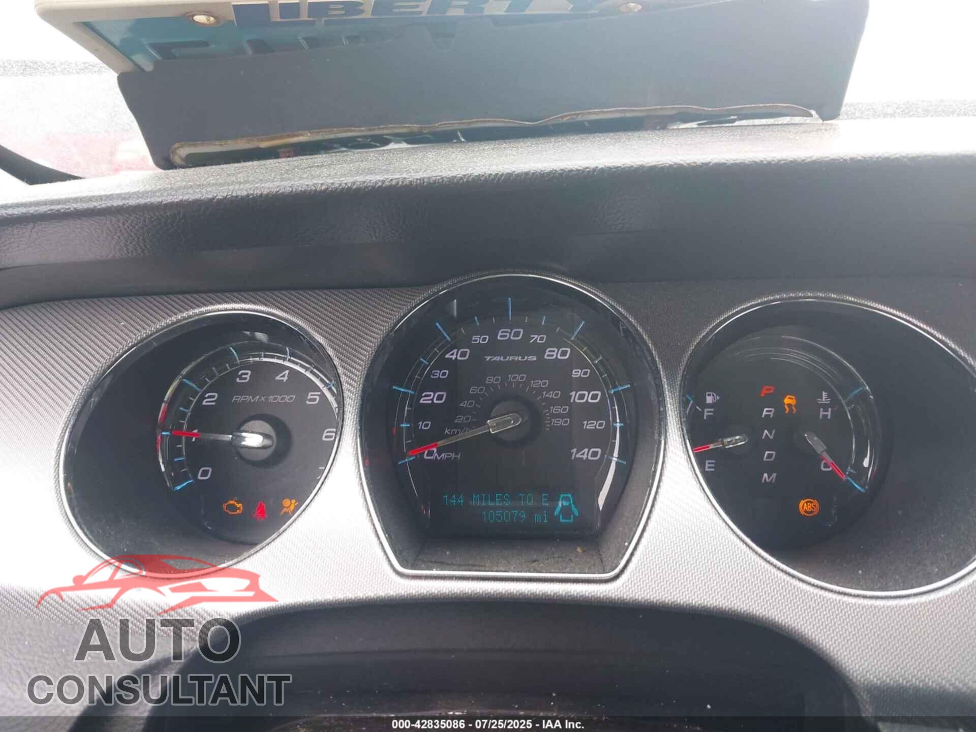 FORD TAURUS 2011 - 1FAHP2KT9BG114161