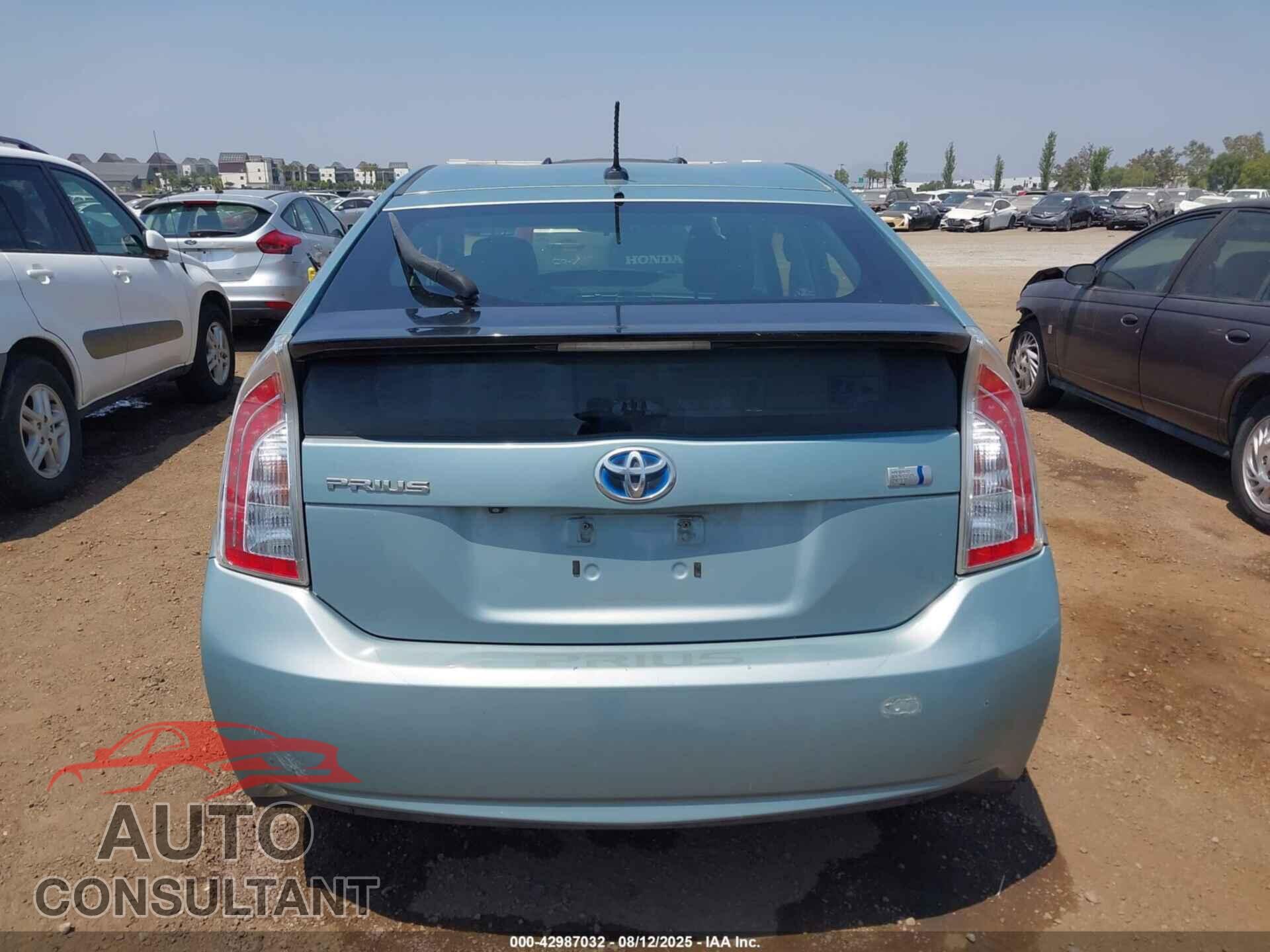 TOYOTA PRIUS 2012 - JTDKN3DU4C5422014