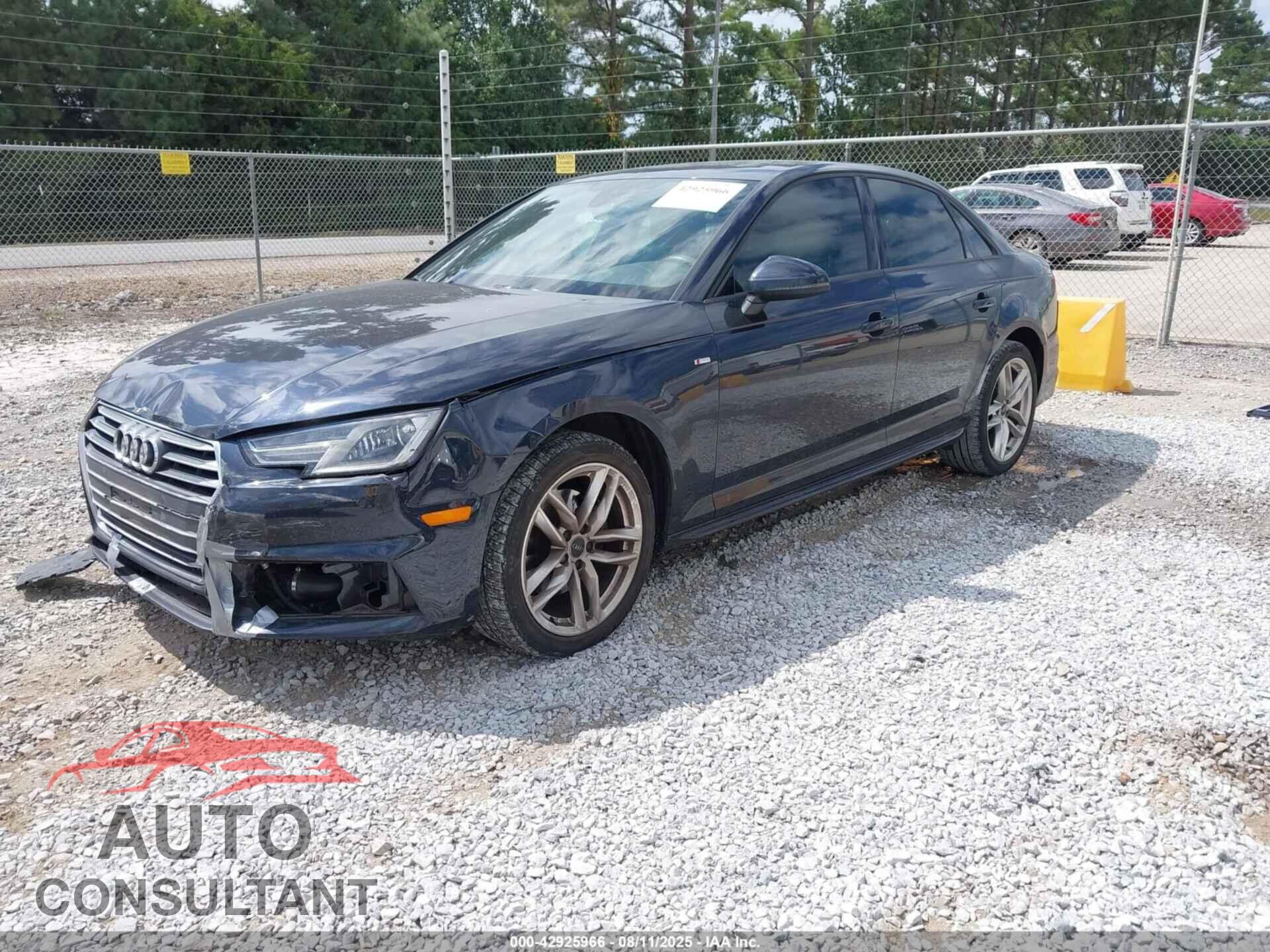 AUDI A4 2017 - WAUKMAF43HN056104