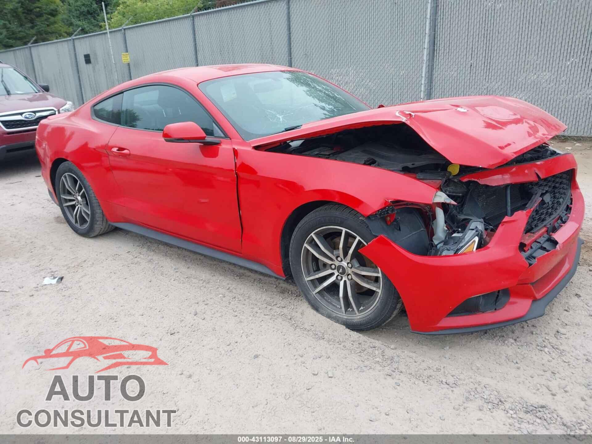 FORD MUSTANG 2017 - 1FA6P8TH1H5205529